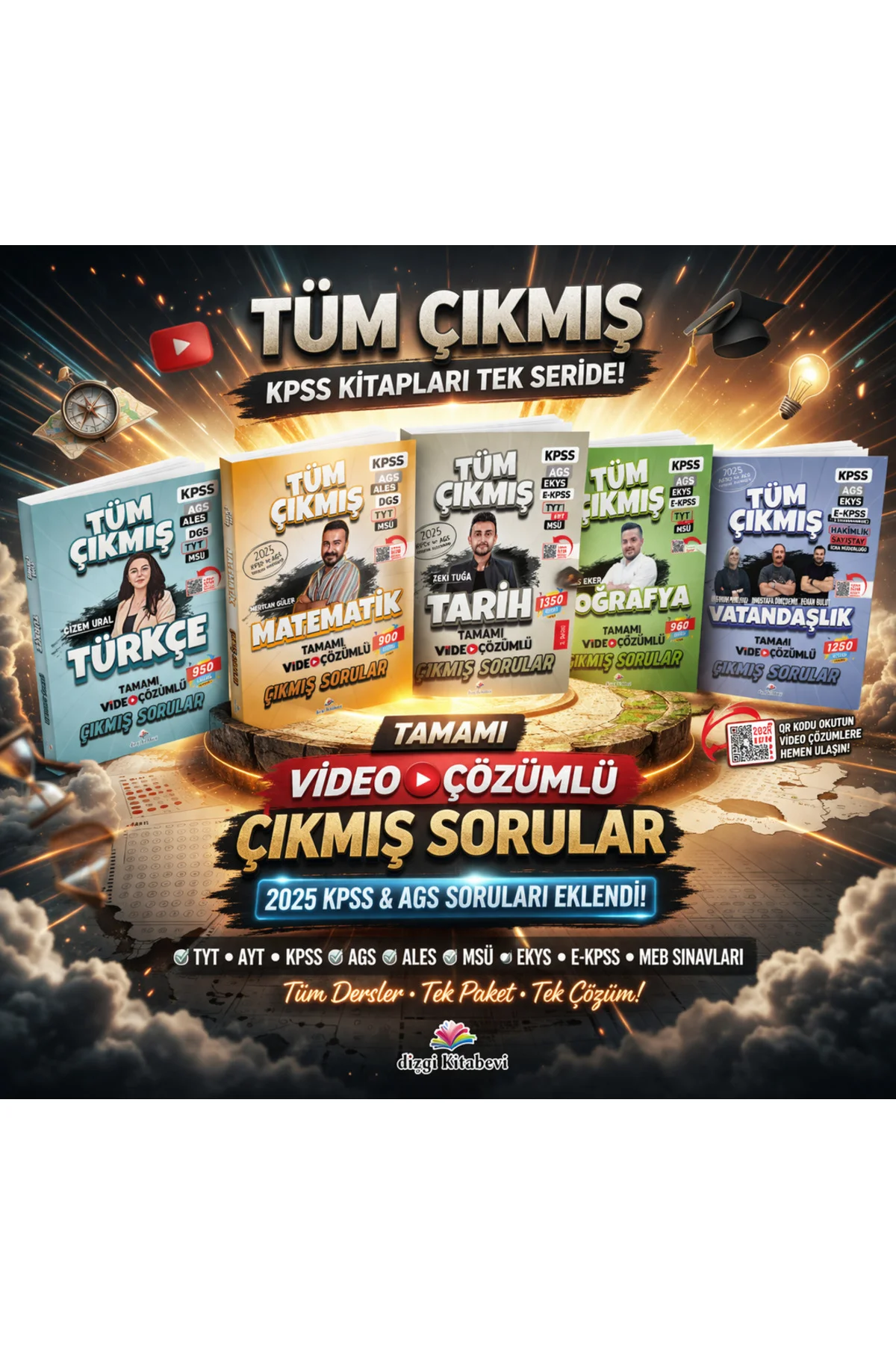 Dizgi Kitap 2026 Türkçe, Matematik, Tarih, Coğrafya ve Vatandaşlı