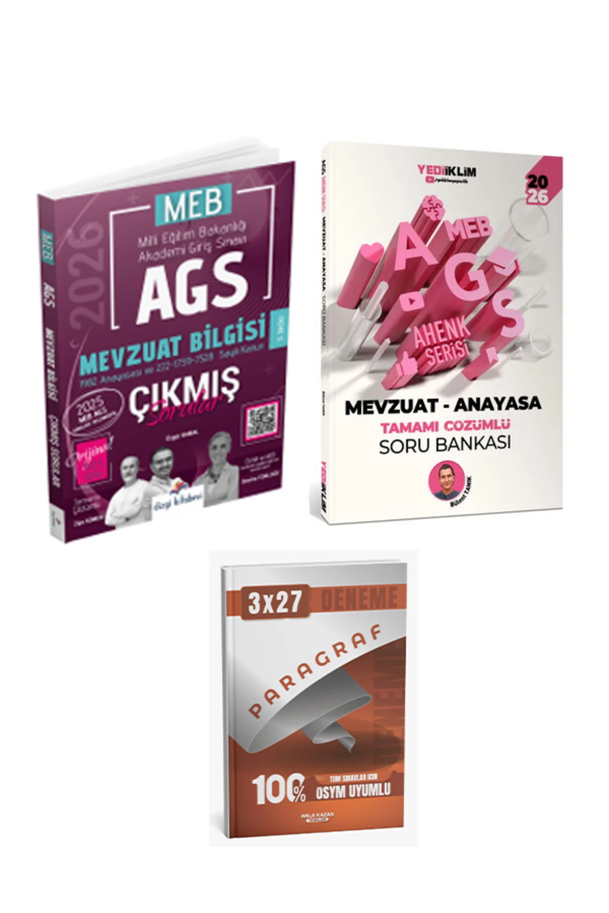 Dizgi + Yediiklim 2026 MEB AGS Mevzuat Çıkmış Soru + Soru + Parag