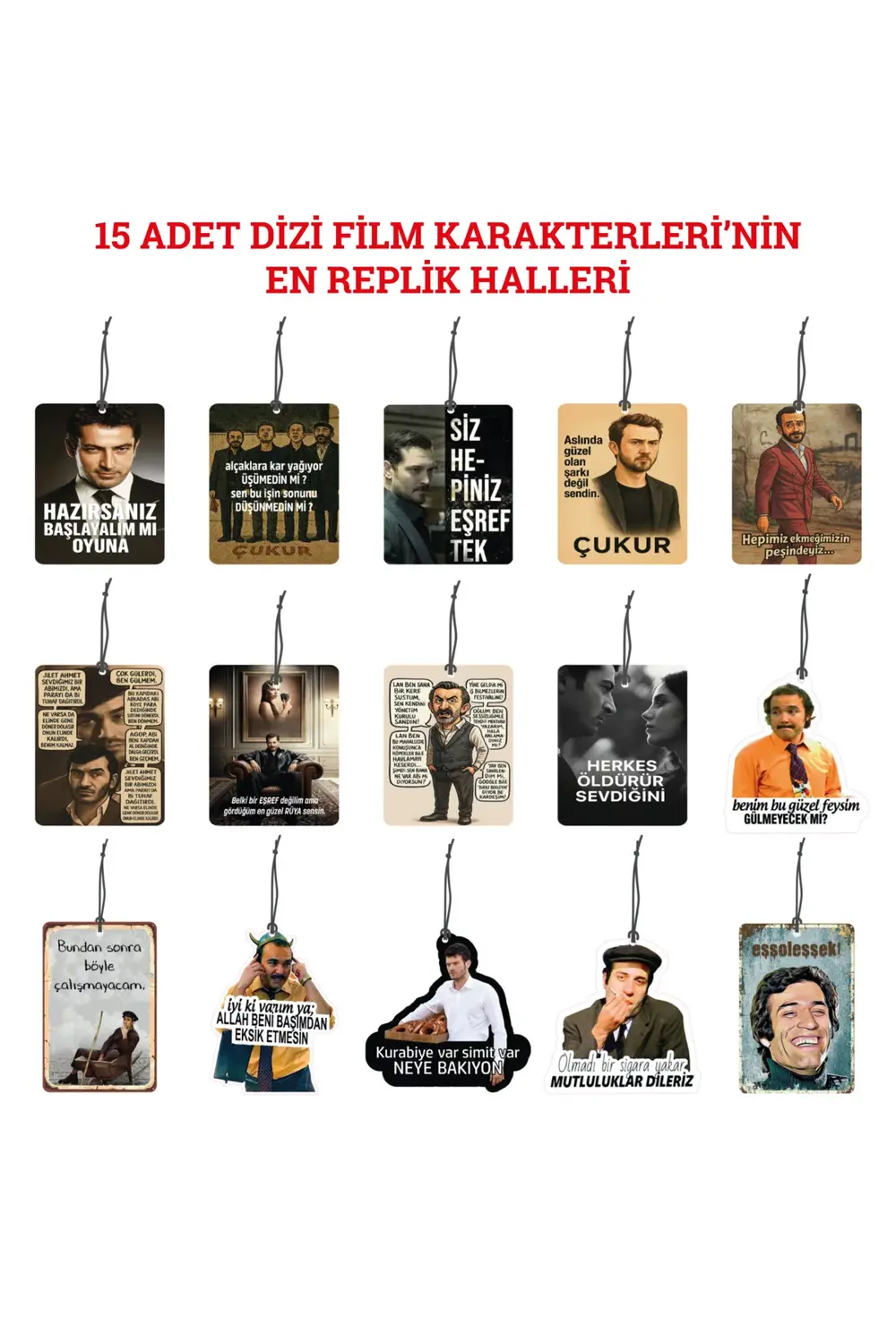 Dizi Film En Sevilen Karakterler 15 Ayrı Model Mükemmel Set Eğlen