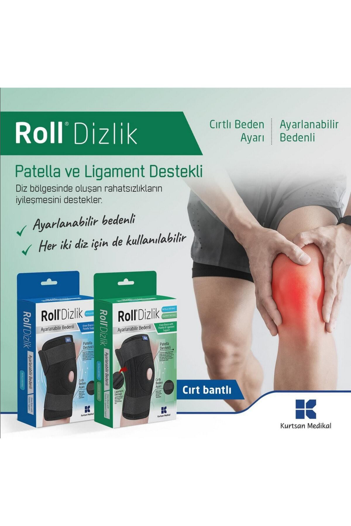 Roll Dizlik Patella - Ligament Destekli Ayarlanabilir Bedenli