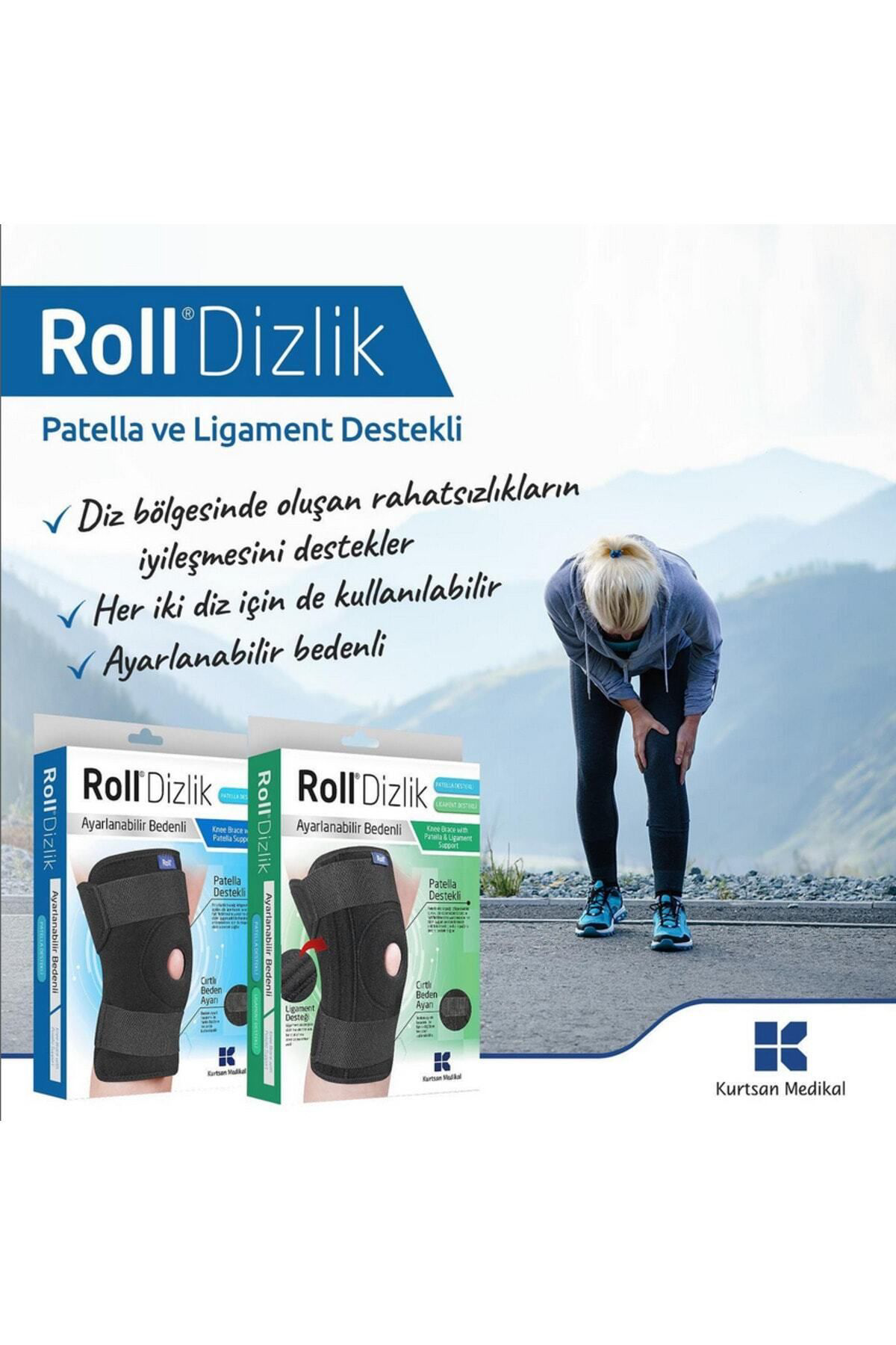 Roll Dizlik Patella - Ligament Destekli Ayarlanabilir Bedenli
