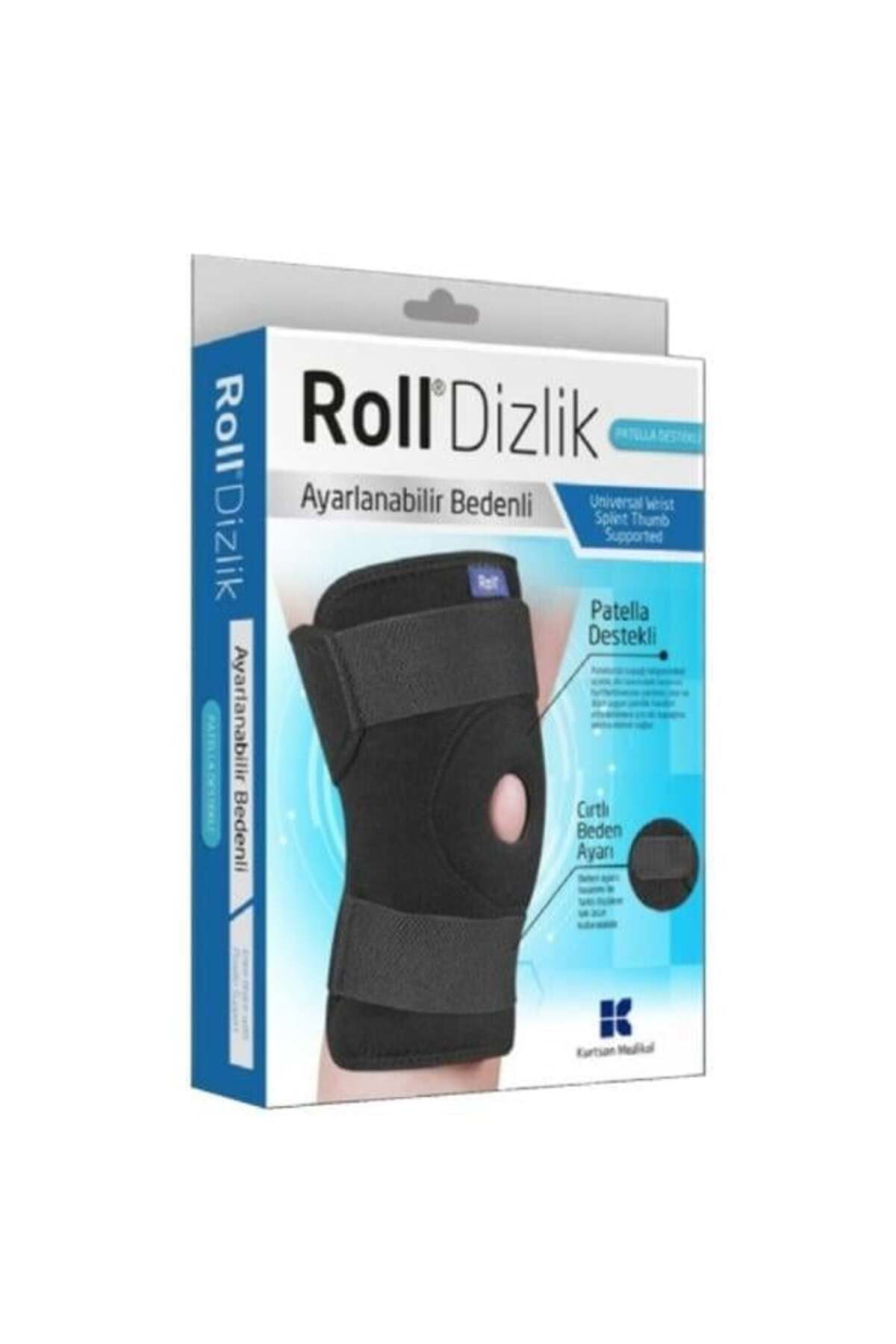 Roll Patella Destekl Dizlik Bedensiz