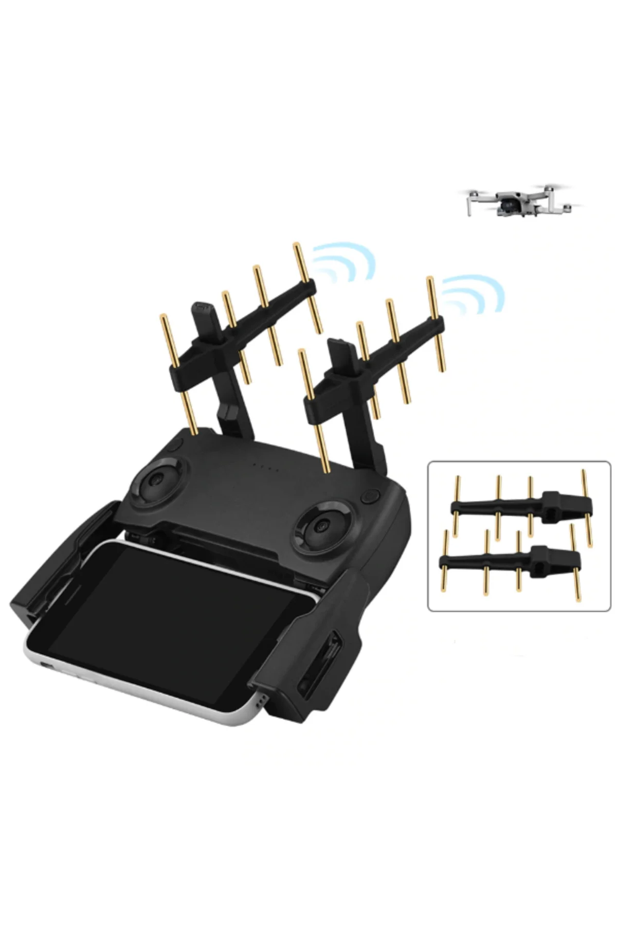 DJI Mavic 2, Mavic2, Pro Yagi Uyumlu Anten Sinyal Güçlendirici Dj