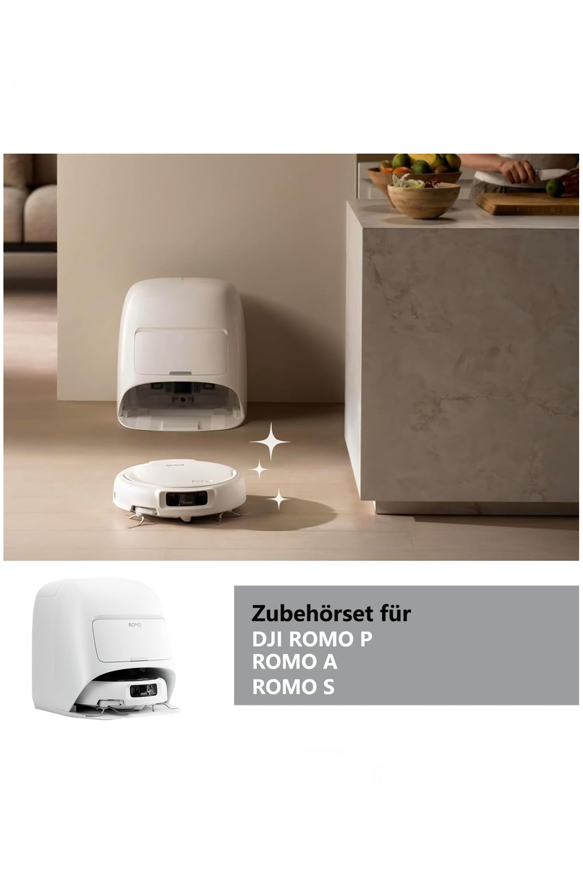 DJI Romo S Robot Süpürge Uyumlu Mop Bezi Tutma Aparatı 2 Adet DJI Romo S Robot Süpürge Uyumlu Mop Bezi Tutma Aparatı 2 Adet