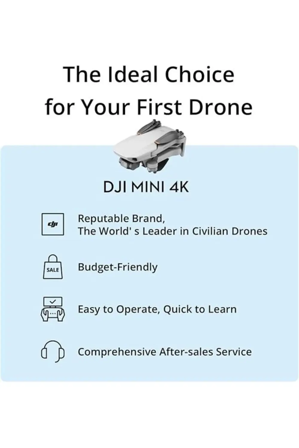 DjıMini , 4K 30 Fps, Drone, Gri