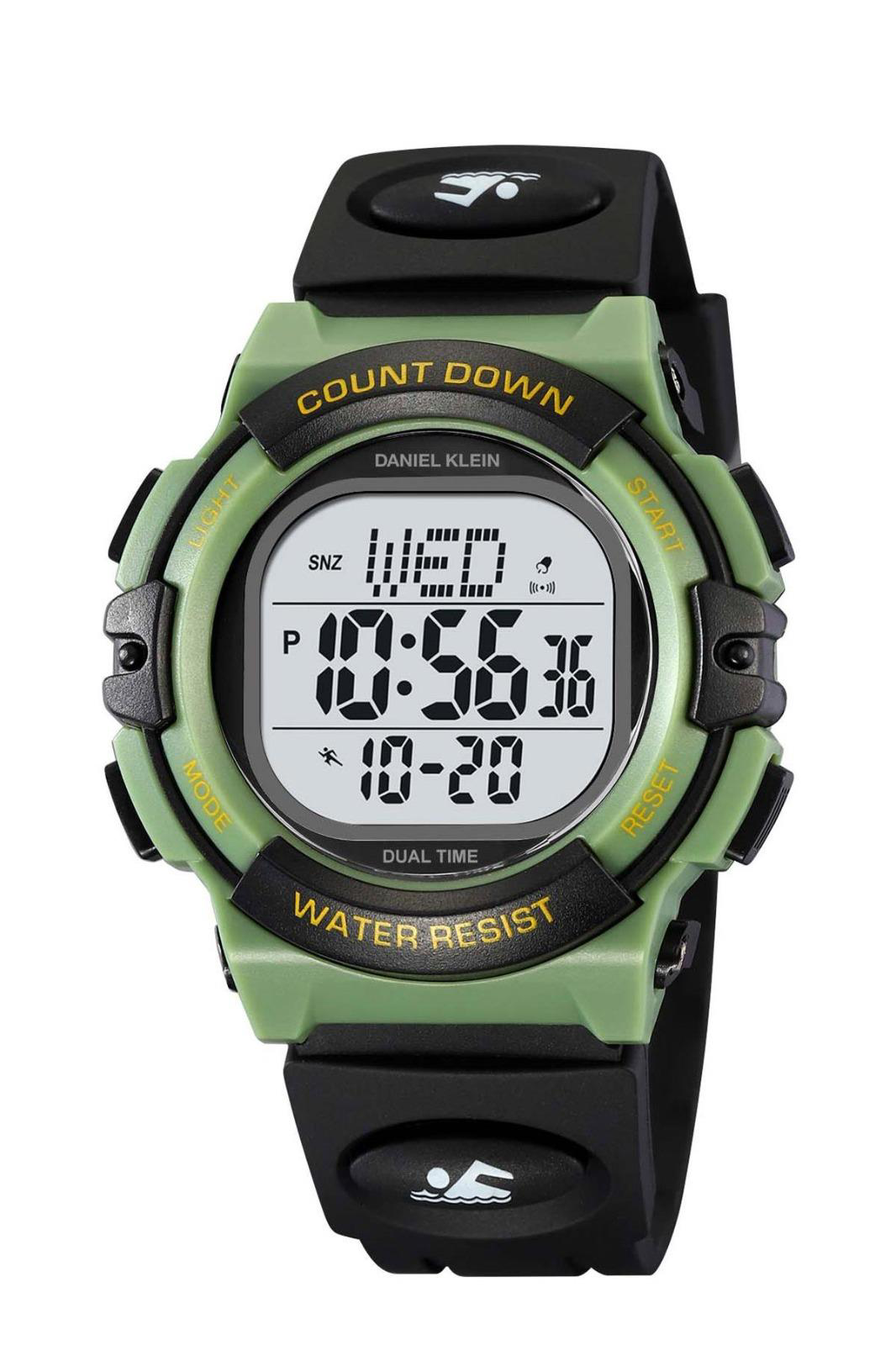 DK-2164-3 Daniel Klein 50 Mt Suya Dayanıklı Alarm-Kronomotre-Aydı