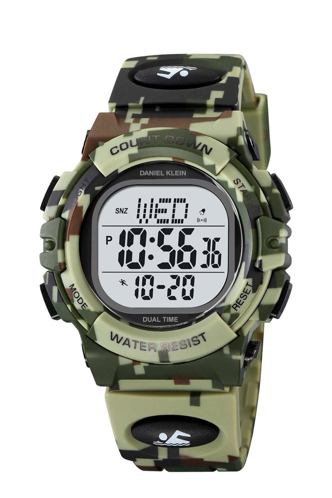 DK-2164-4 Daniel Klein 50 Mt Suya Dayanıklı Alarm-Kronomotre-Aydı