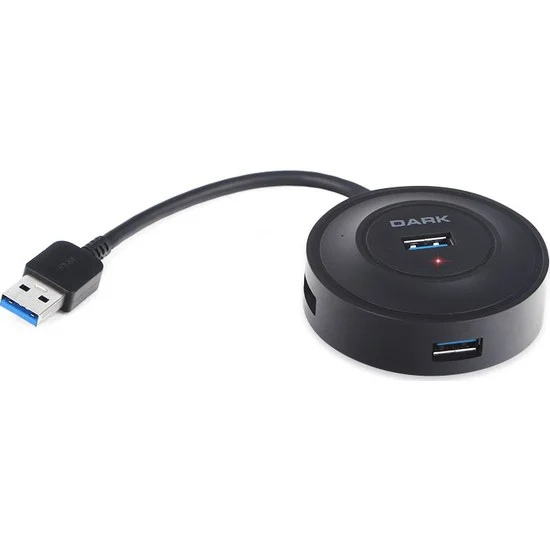DK-AC-USB344 4 PORT USB3.0 USB HUB SIYAH