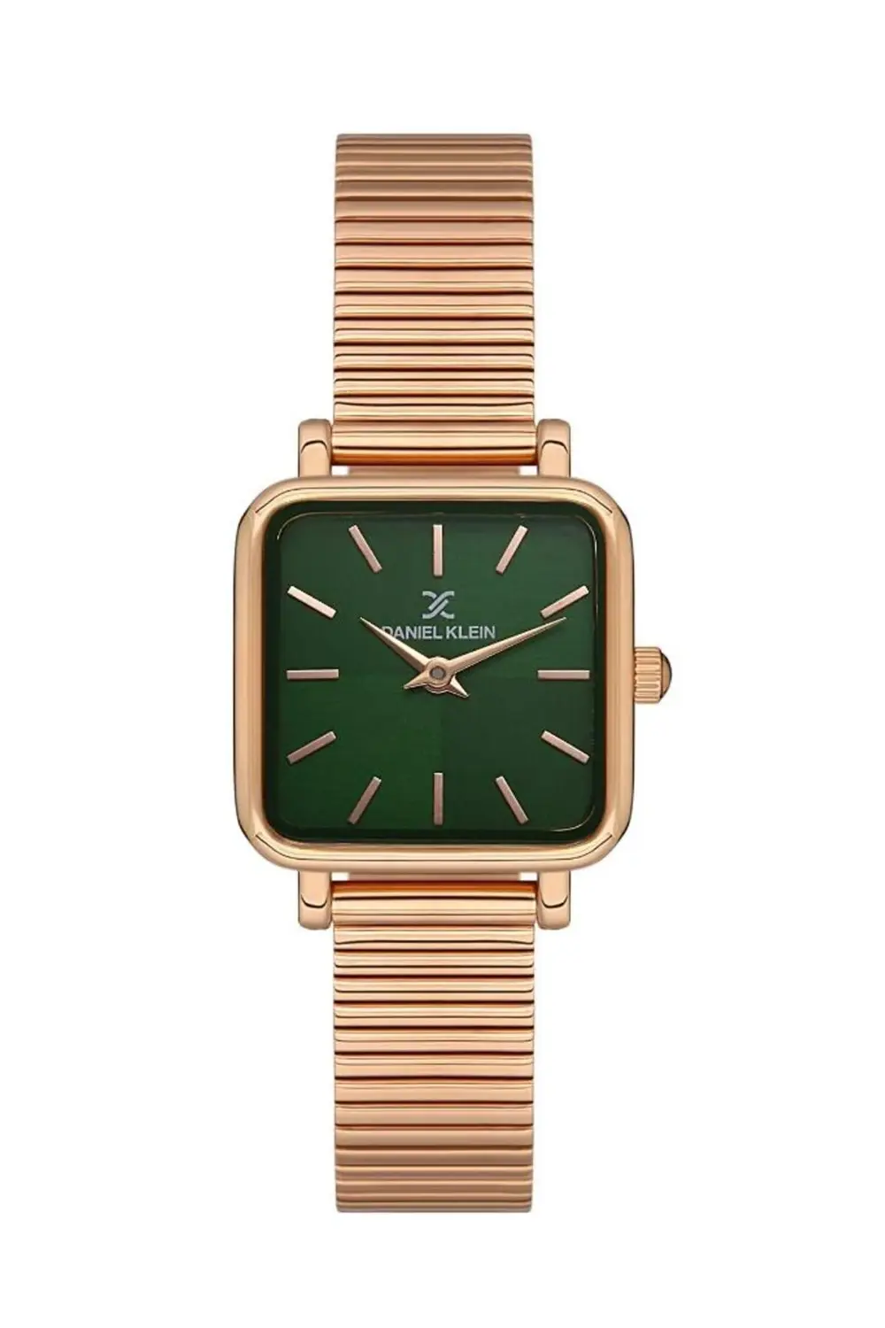 Dk.1.13474-5 Çelik Kaplama Bombeli Takvim Rose Gold Kadın Kol Saa