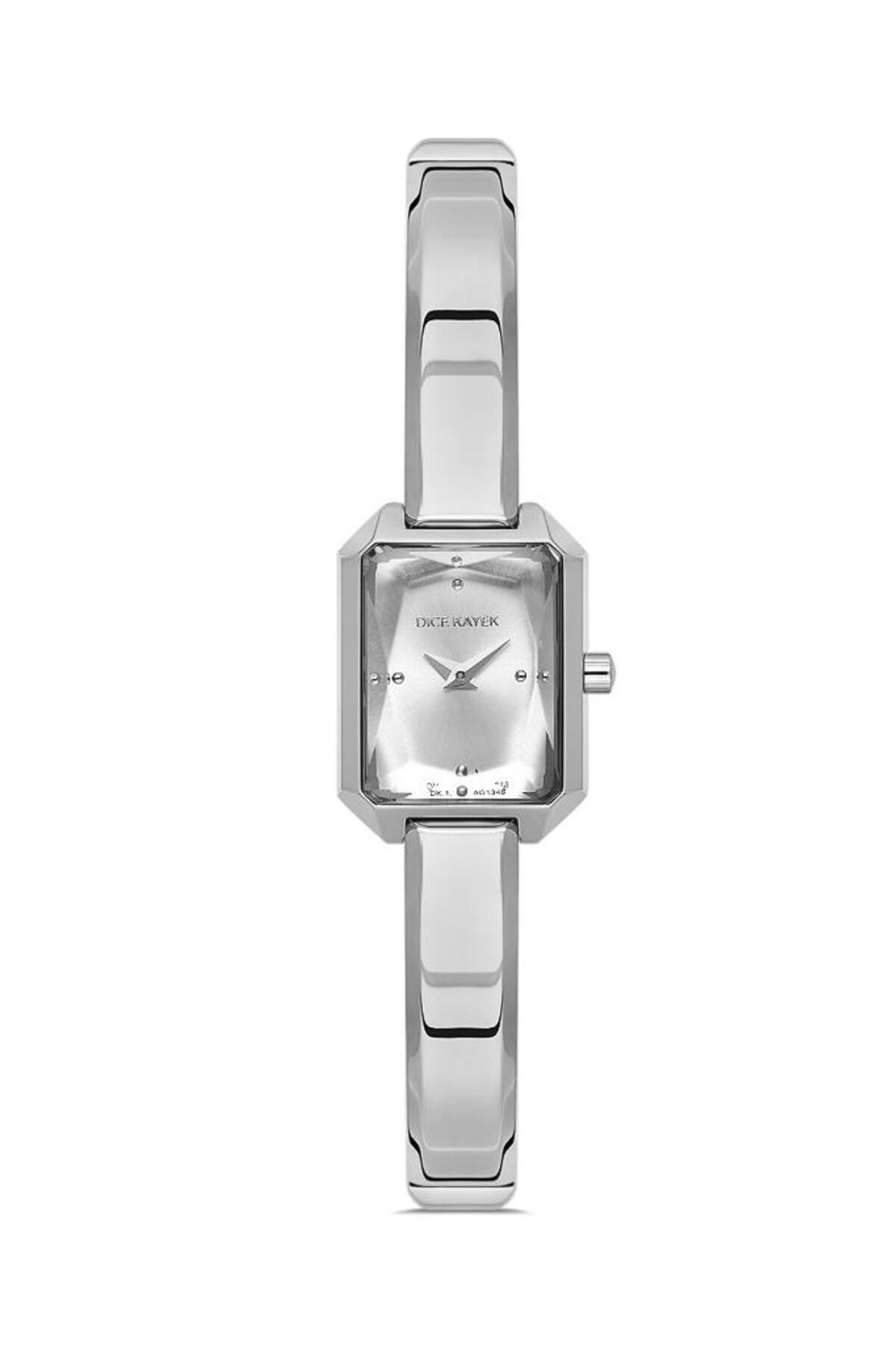 Dk.1.ag1348.01 Minimal Tasarım Çelik Kordon Dikdörtgen Kasa Metal