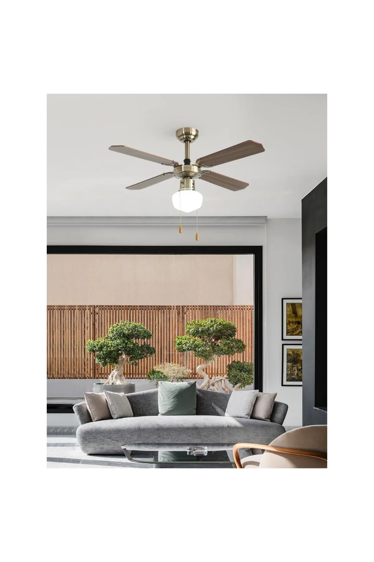 DLC POYRAZ TAVAN VANTİLATÖRÜ ANTİK 107CM