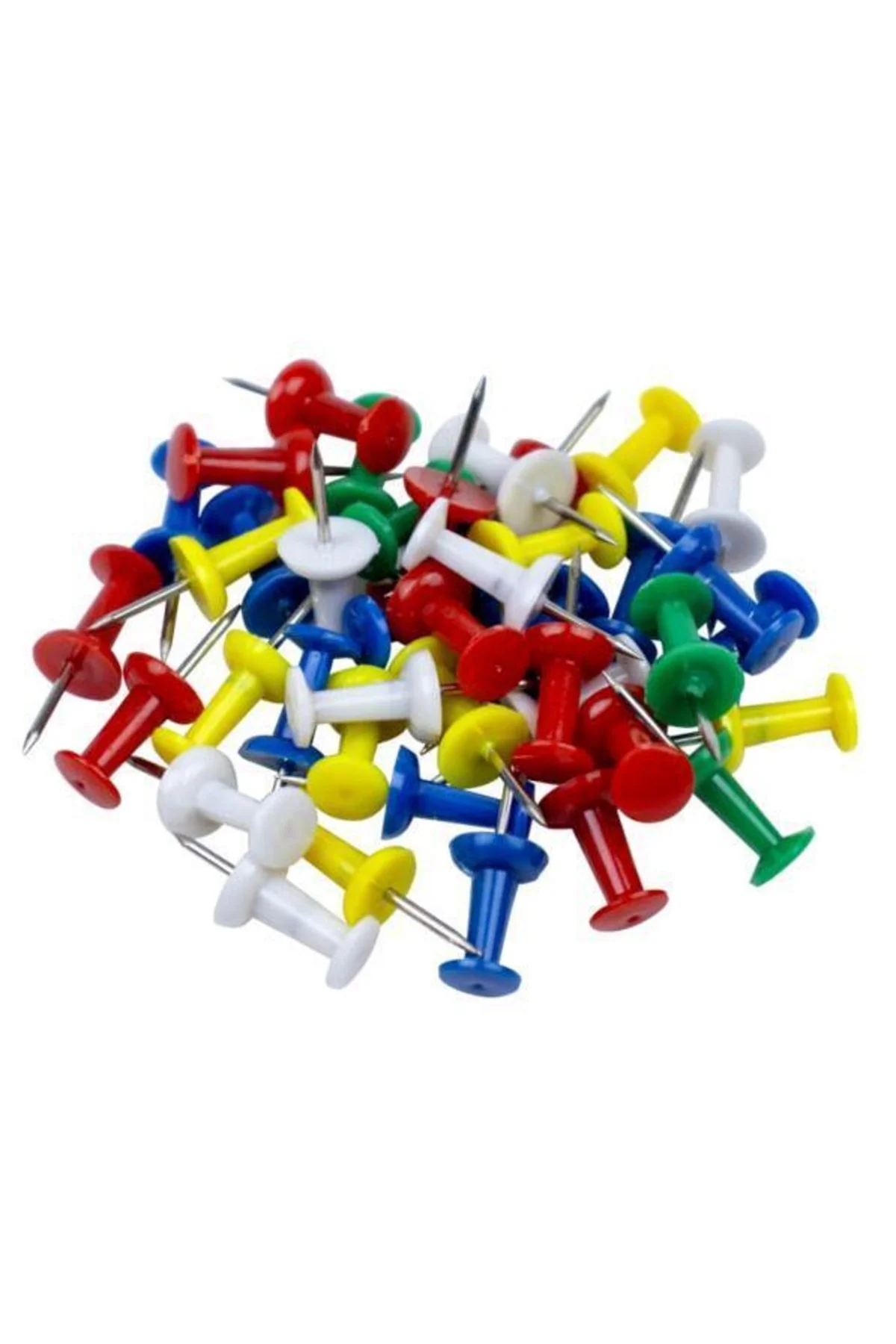 Dloffıce Renkli Harita Çivisi 40 Lı Paket Dl2156