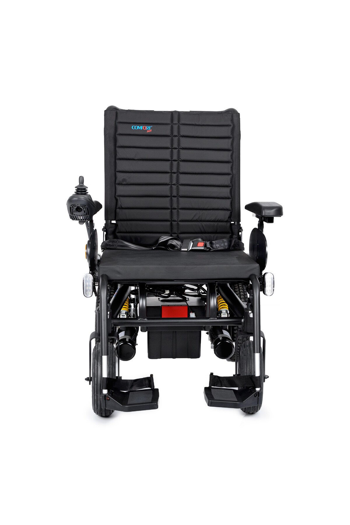 Akülü Tekerlekli Sandalye | 56cm Oturma Genişliği, 2x450W Motor, 