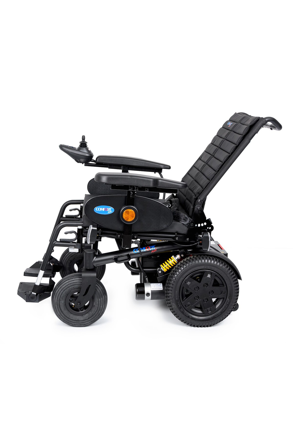 Akülü Tekerlekli Sandalye | 56cm Oturma Genişliği, 2x450W Motor, 