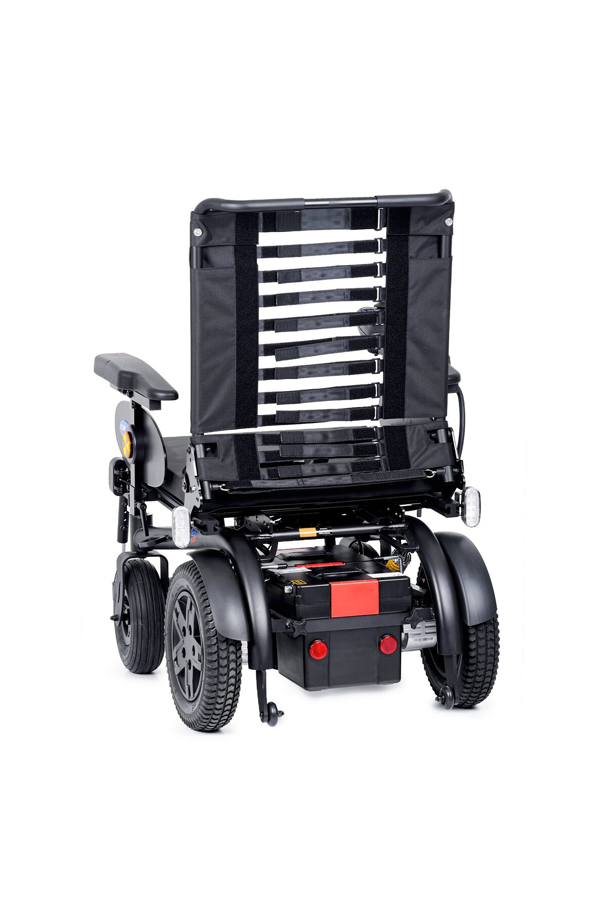 Akülü Tekerlekli Sandalye | 56cm Oturma Genişliği, 2x450W Motor, 