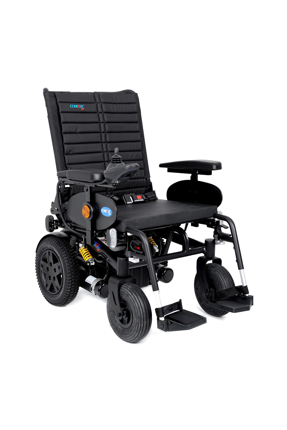 Akülü Tekerlekli Sandalye | 56cm Oturma Genişliği, 2x450W Motor, 