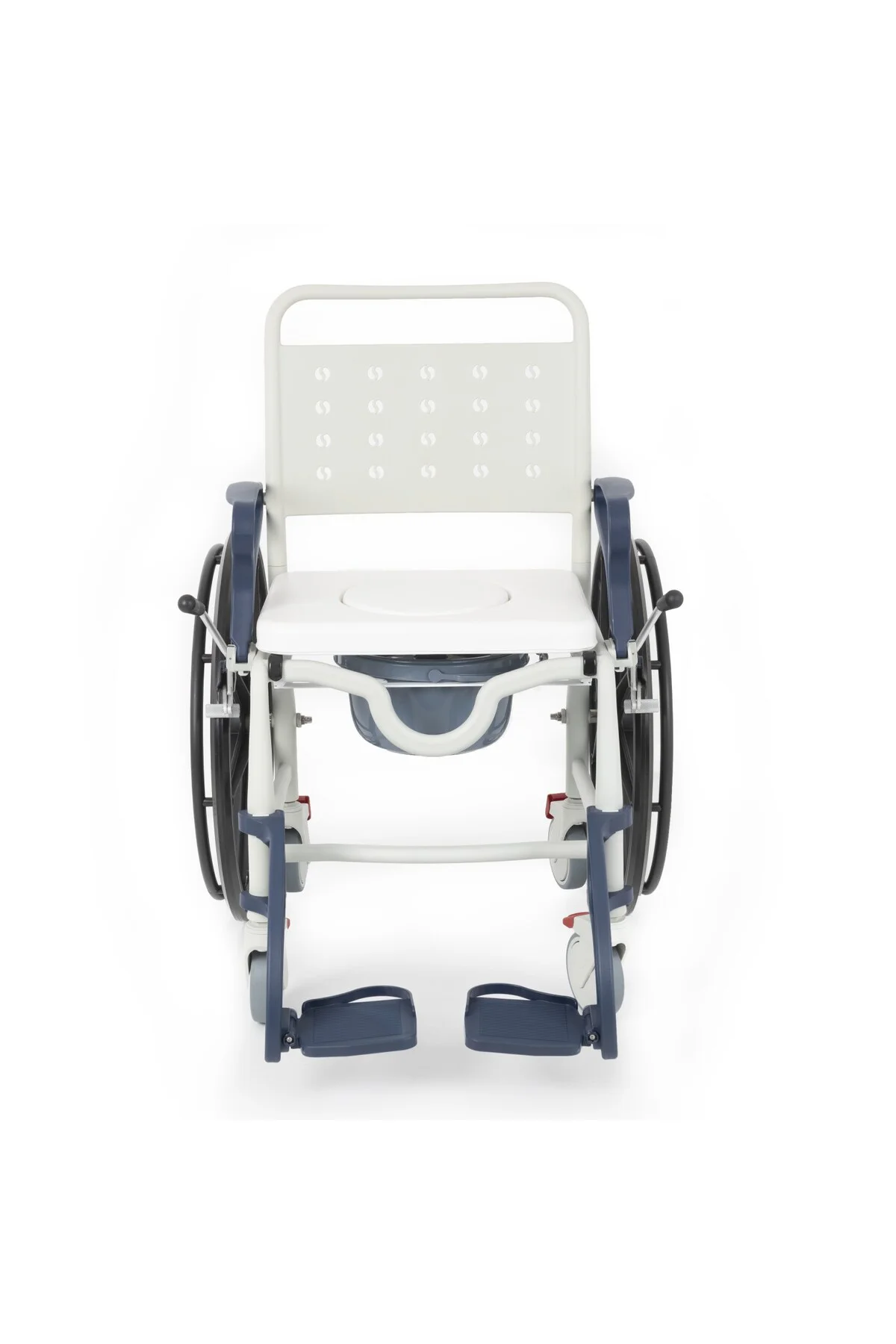DM-8088D Soft Lacivert Banyo ve Tuvalet Tekerlekli Sandalye