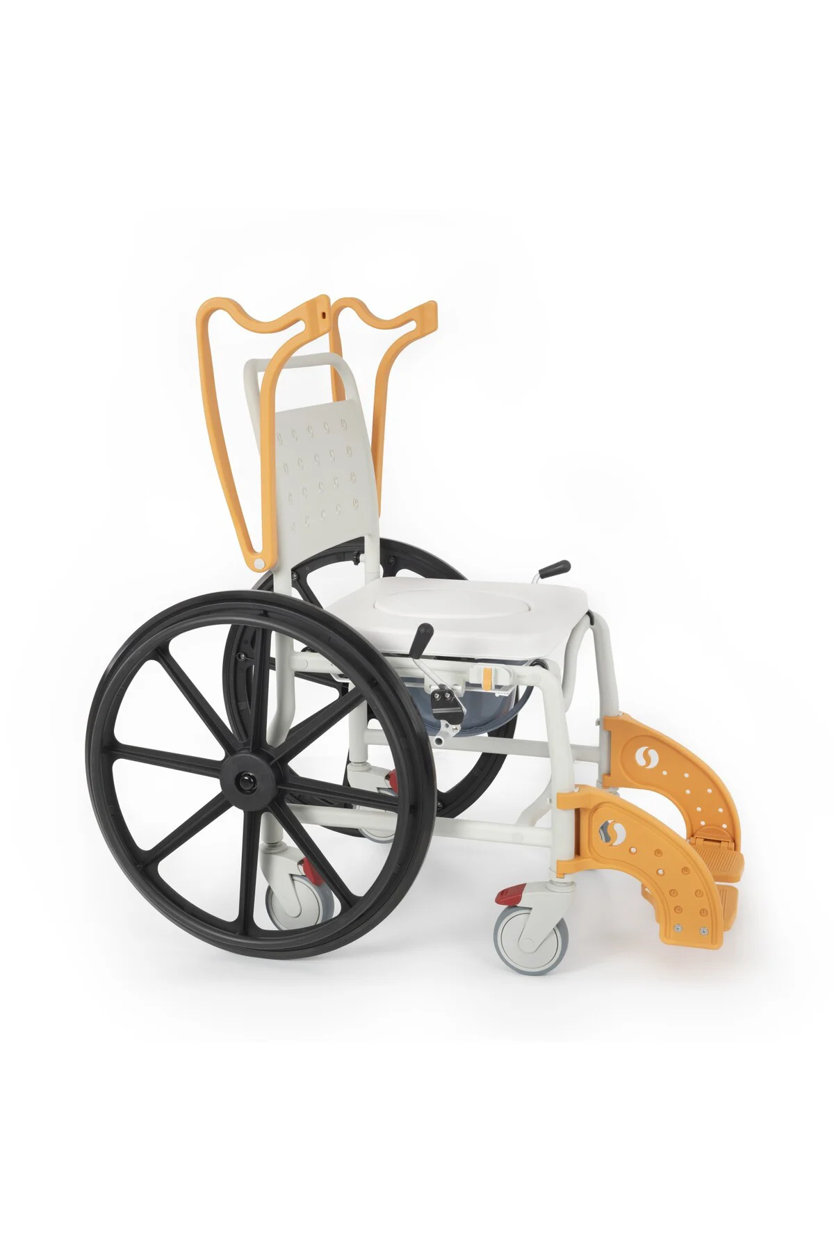 DM-8088D Soft Turuncu Banyo ve Tuvalet Tekerlekli Sandalye DM-8088D Soft Turuncu Banyo ve Tuvalet Tekerlekli Sandalye