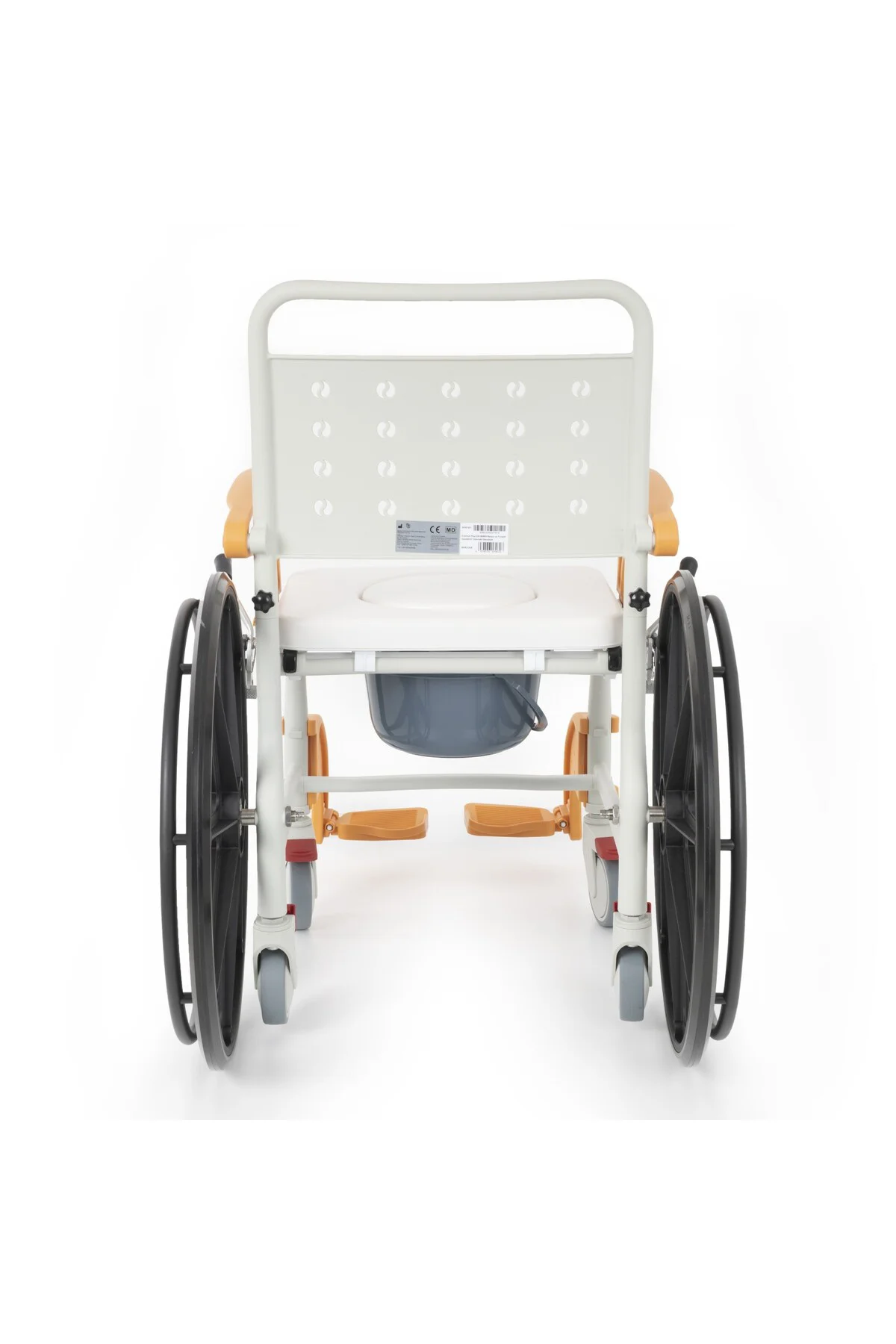 DM-8088D Soft Turuncu Banyo ve Tuvalet Tekerlekli Sandalye DM-8088D Soft Turuncu Banyo ve Tuvalet Tekerlekli Sandalye