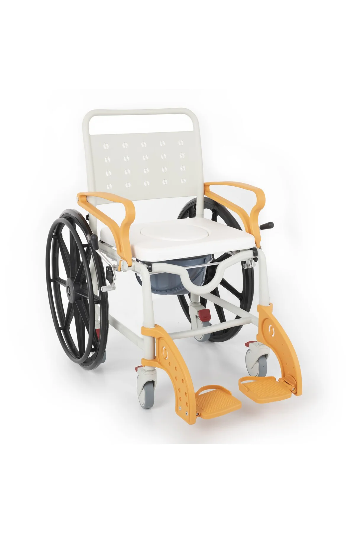 DM-8088D Soft Turuncu Banyo ve Tuvalet Tekerlekli Sandalye DM-8088D Soft Turuncu Banyo ve Tuvalet Tekerlekli Sandalye