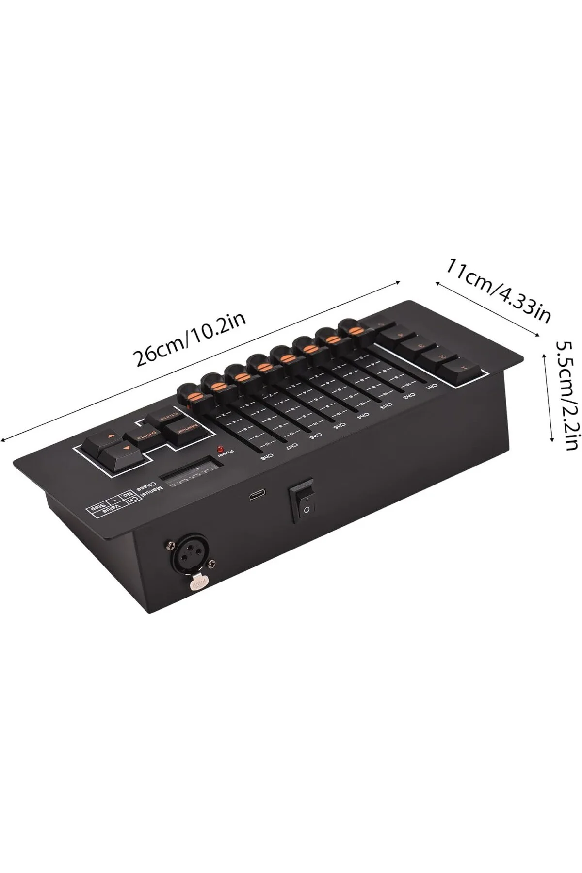 DMX Kontrolörü 512 40 Kanal Sahne DJ Işık Işıkları için Parti Gösterileri Diskotek Pub Kon
