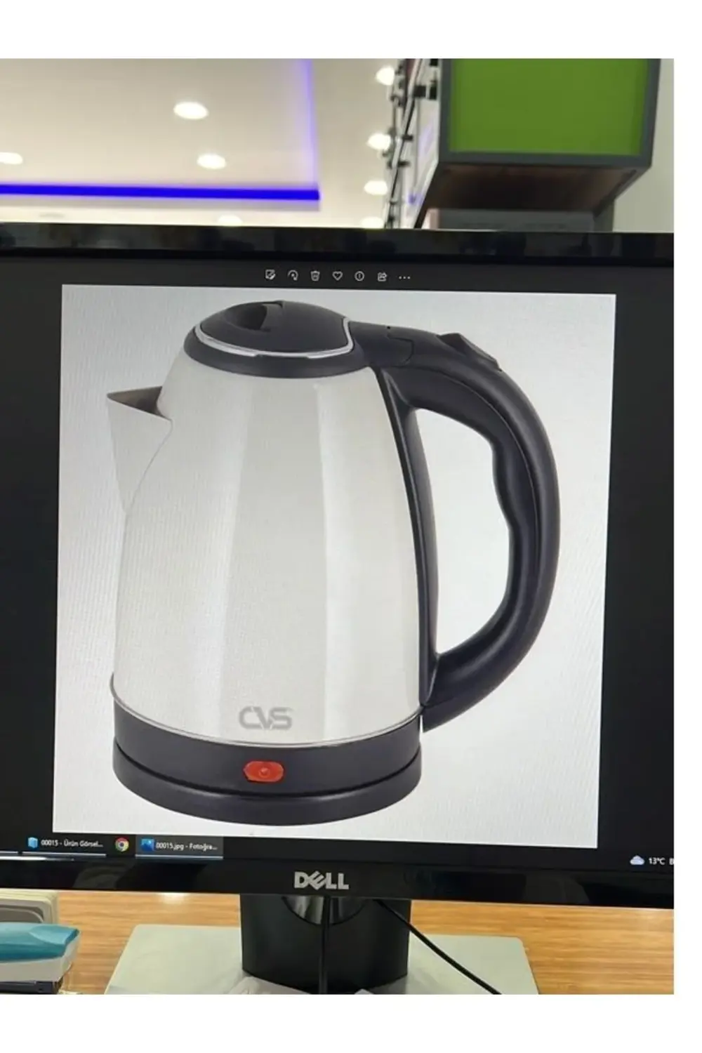Dn 00015 Beyaz Burgaz Çelik Kettle (hürsan)