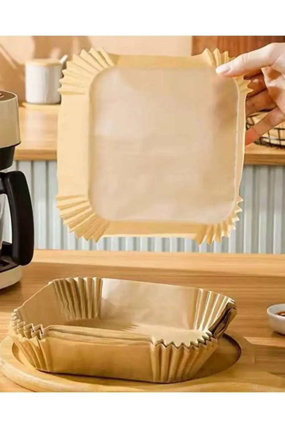Dn-00107 Airfryer Pişirme Kağıdı Kare 50 Adet -77