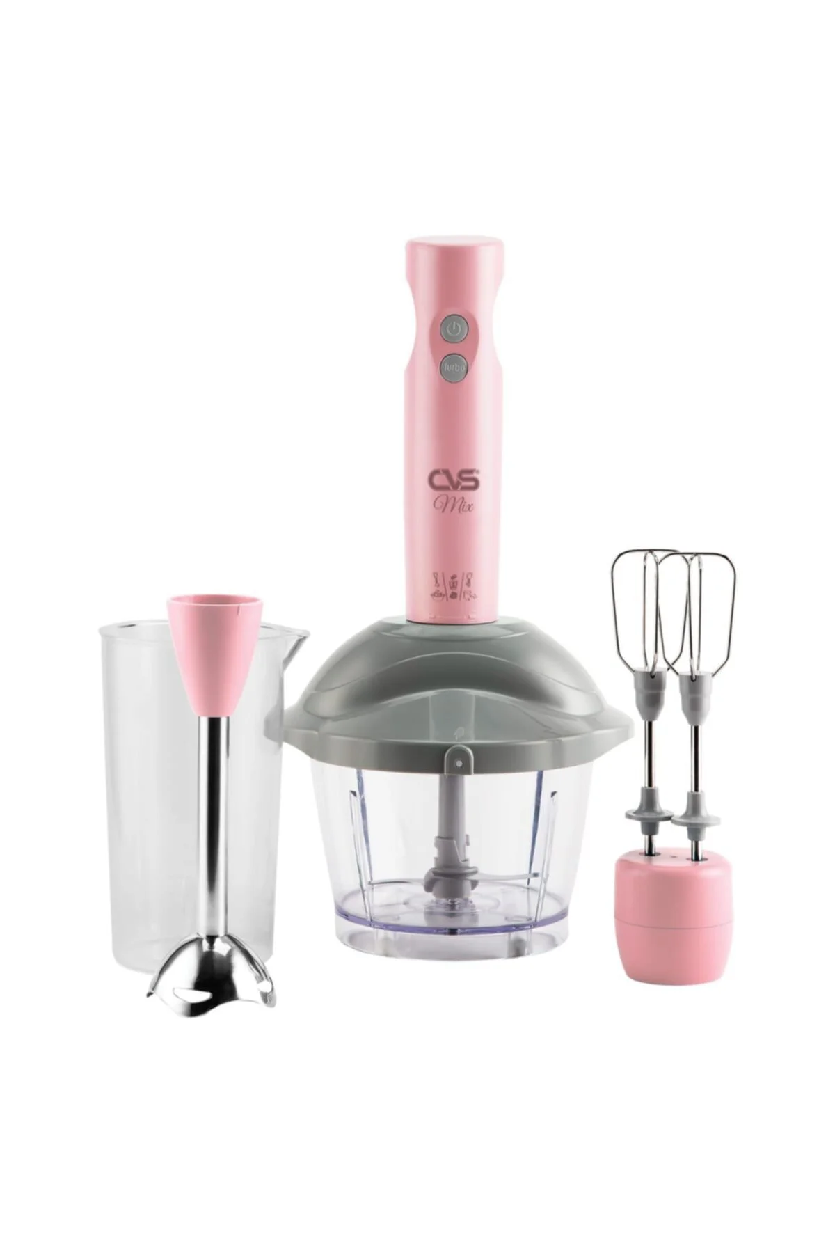 Dn 1296 Mix 1700w Blender Set Pembe