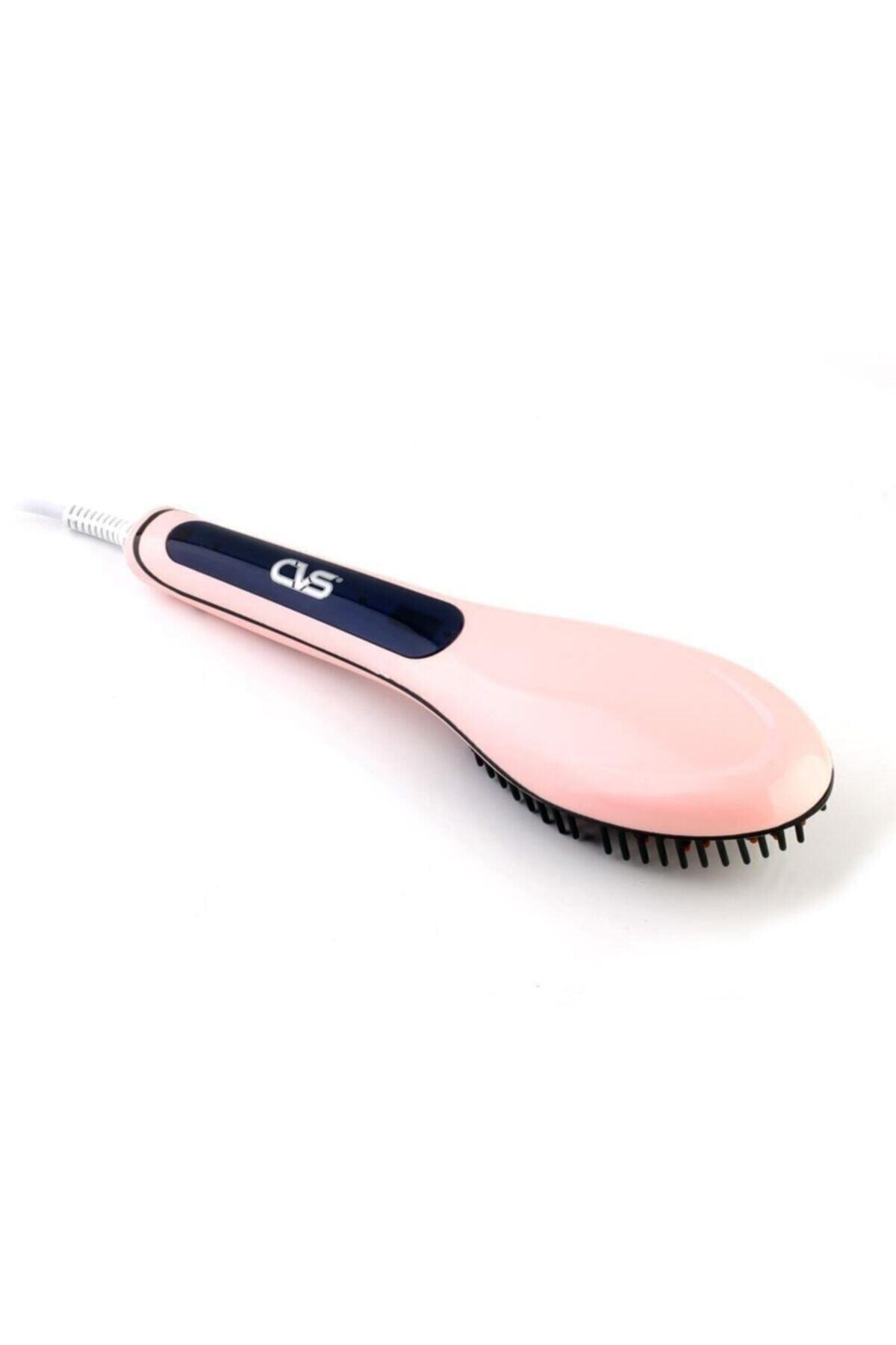 Cvs Dn 7413 Saç Düzleştirici Fırça Pembe