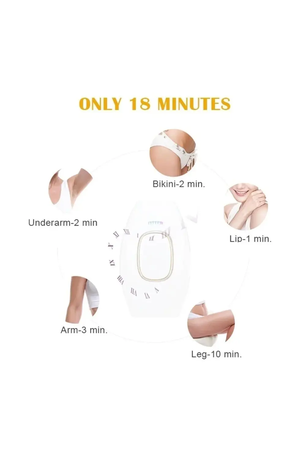 Dn 7708 Ipl Lazer Epilasyon 500.000 Atım