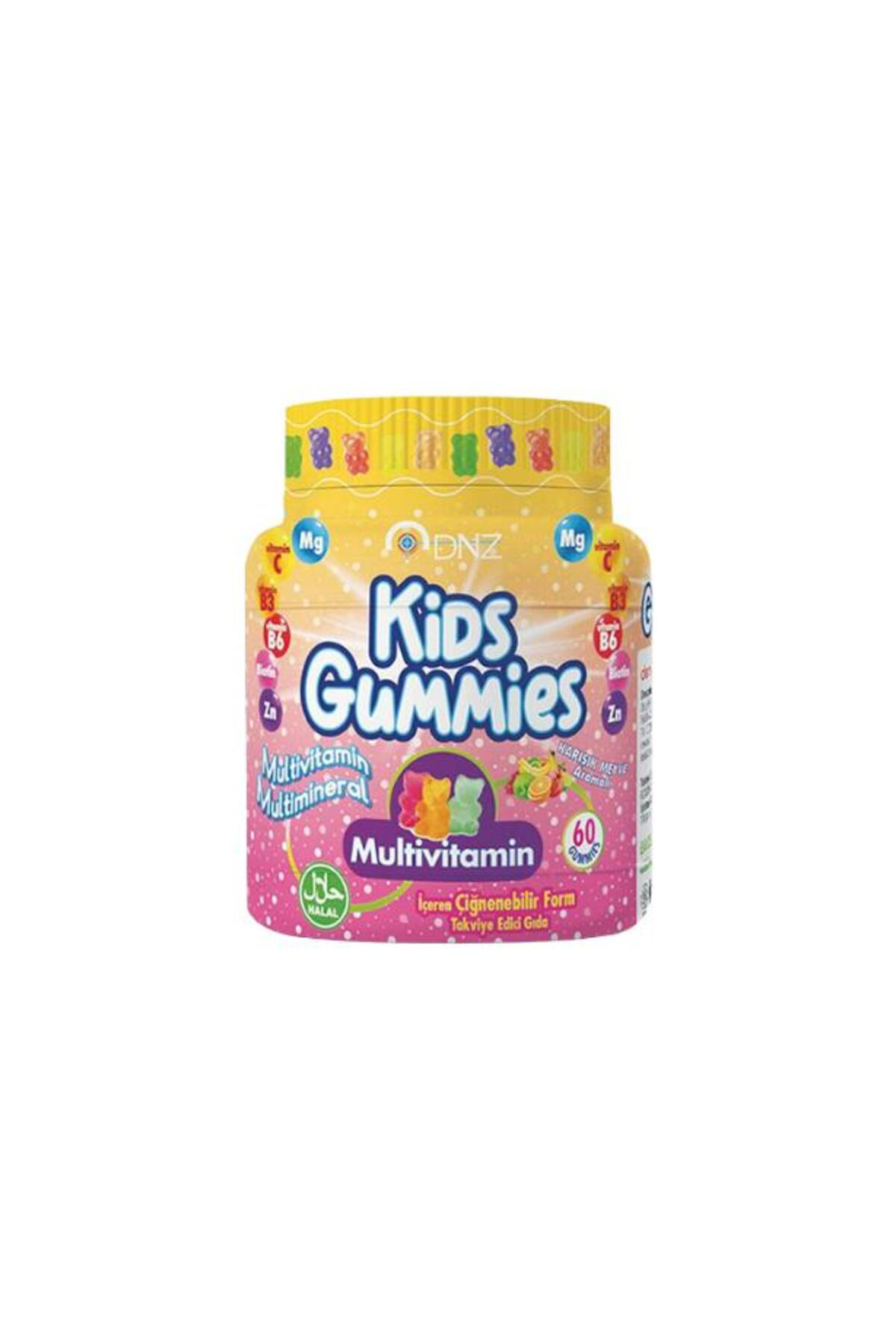 Dnz Kids Gummies Multivitamin İçeren Çiğnenebilir Karışık Meyve A