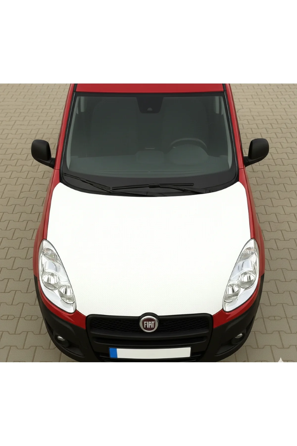 Doblo 2010-2015 Arası Tam Kaput Maskesi 1,sınıf Ürün Beyaz - Görsel 2