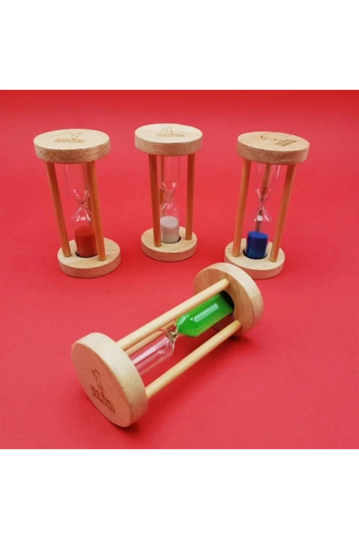 Dodes Hediyelik Ahşap 1 Dakika Kum Saati