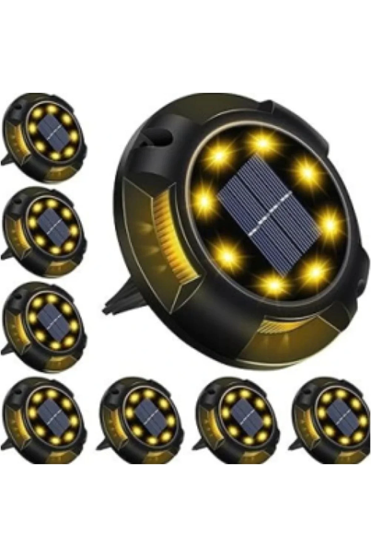 Dodes Solar Güneş Panelli LED Bahçe Ledi (8'li Set)