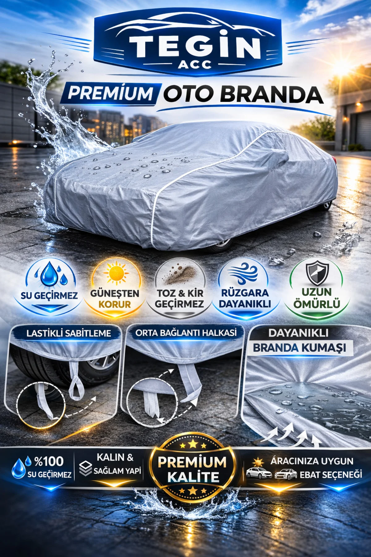 Dodge Demon Cabrio 1.9 TDI (1971-1972) Uyumlu Premium Araba Brandası SD1