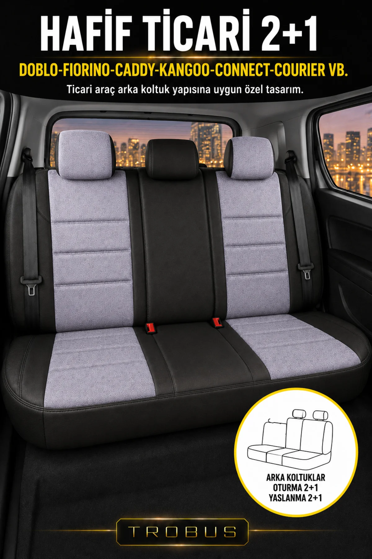 Dodge Nitro 2008-2010 Uyumlu Lion Serisi Tay Tüyü 2+1 Ticari Gri Siyah Oto Koltuk Kılıfı Dodge Nitro 2008-2010 Uyumlu Lion Serisi Tay Tüyü 2+1 Ticari Gri Siyah Oto Koltuk Kılıfı