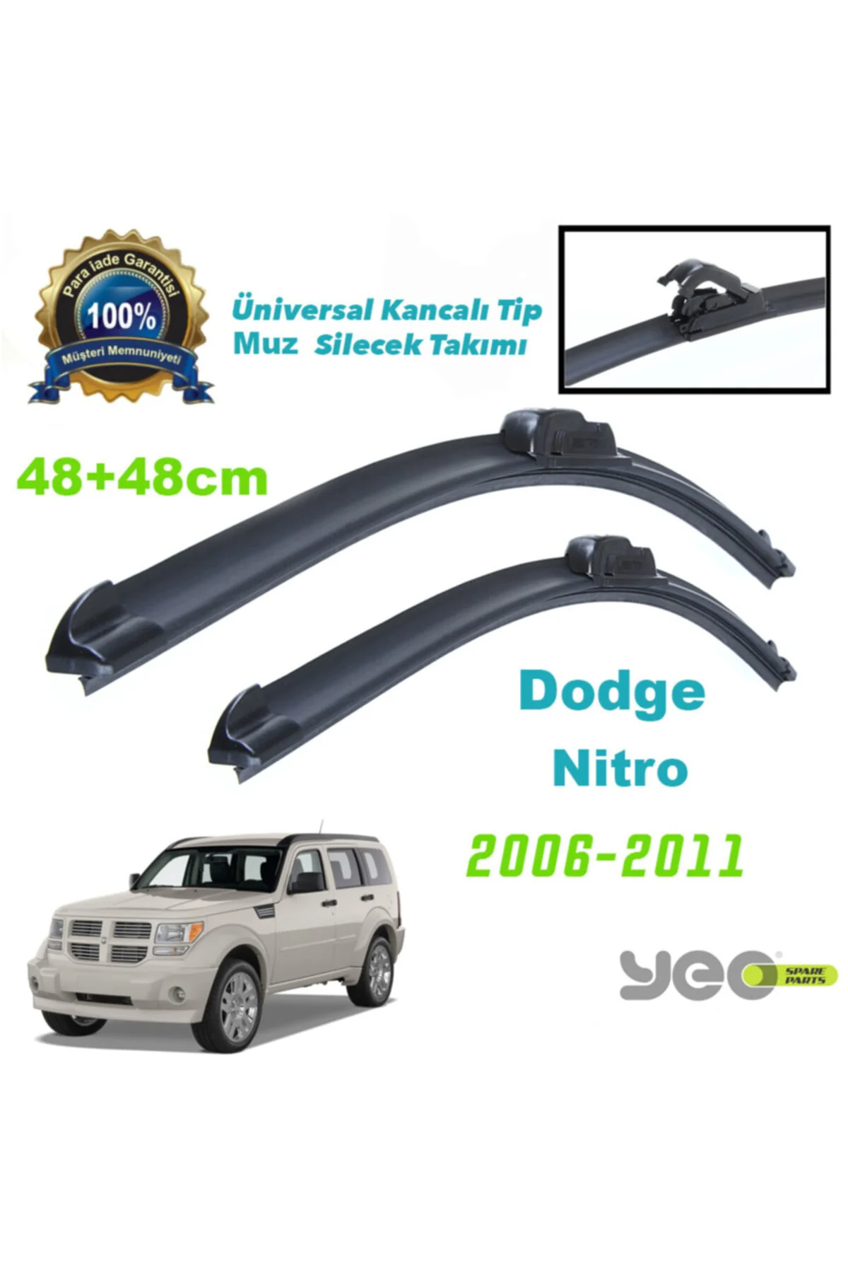 Dodge Nitro Aeroflex Muz Silecek Takımı 2006-2011