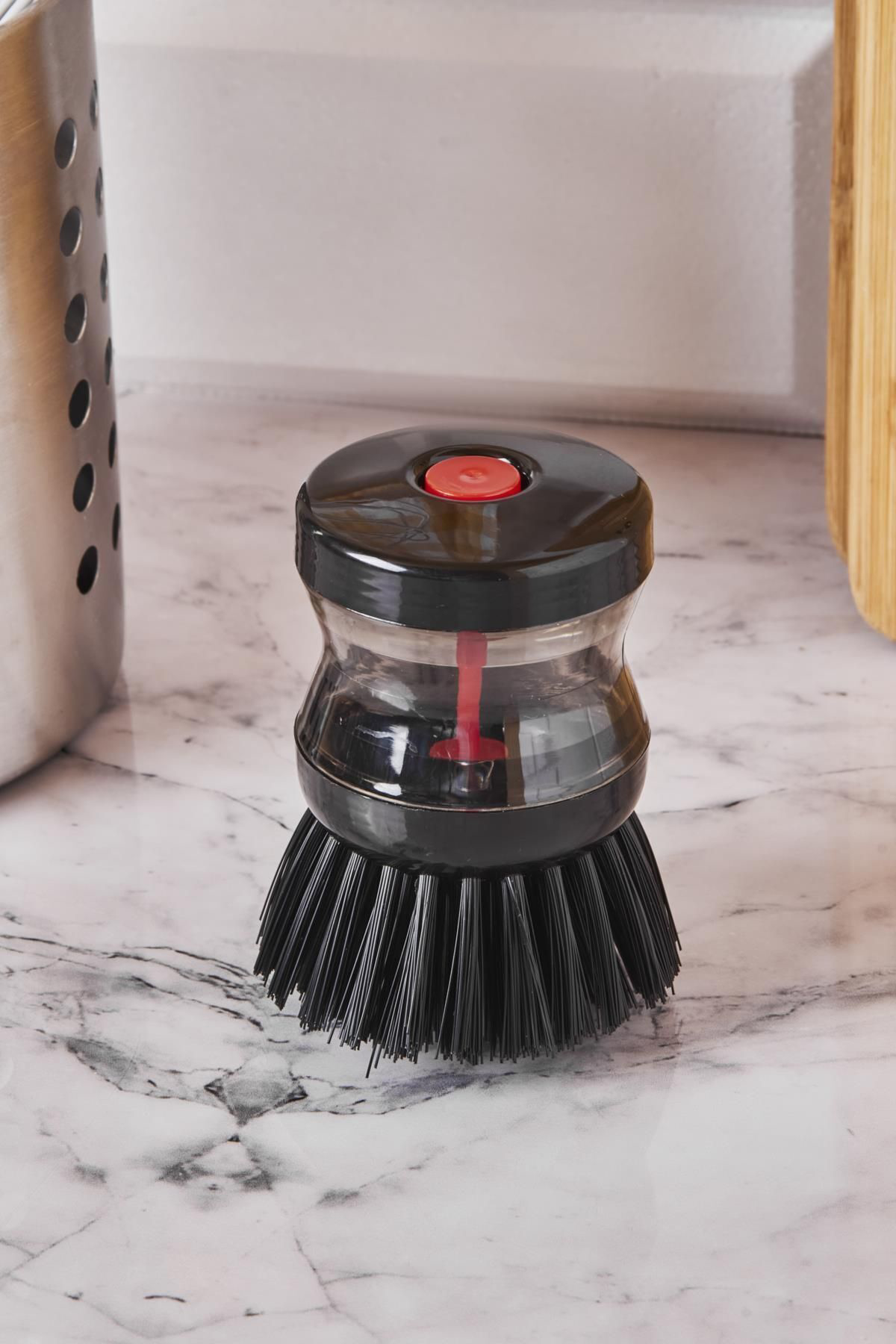 Doffy Deterjan Hazneli Yeni Nesil Bulaşık Fırçası Kahverengi