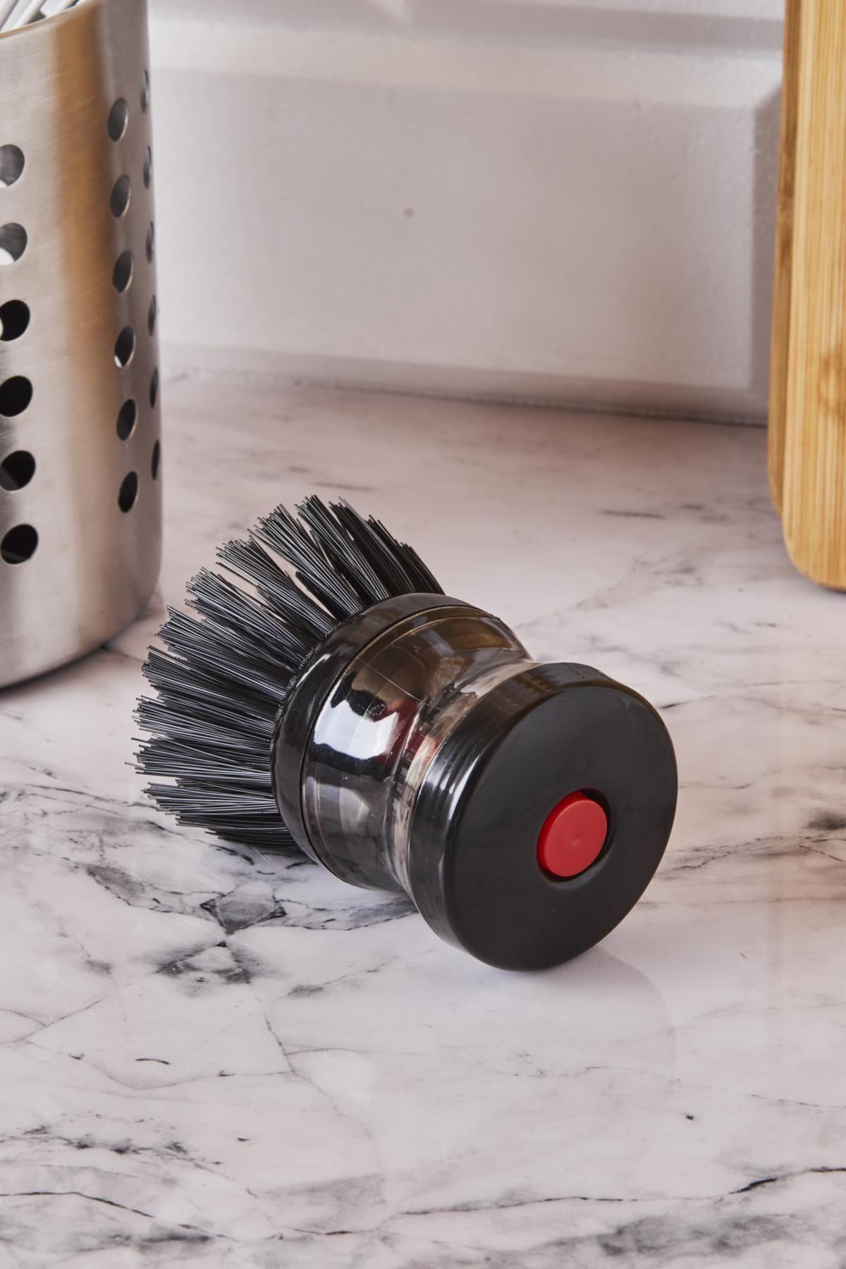 Doffy Deterjan Hazneli Yeni Nesil Bulaşık Fırçası Kahverengi