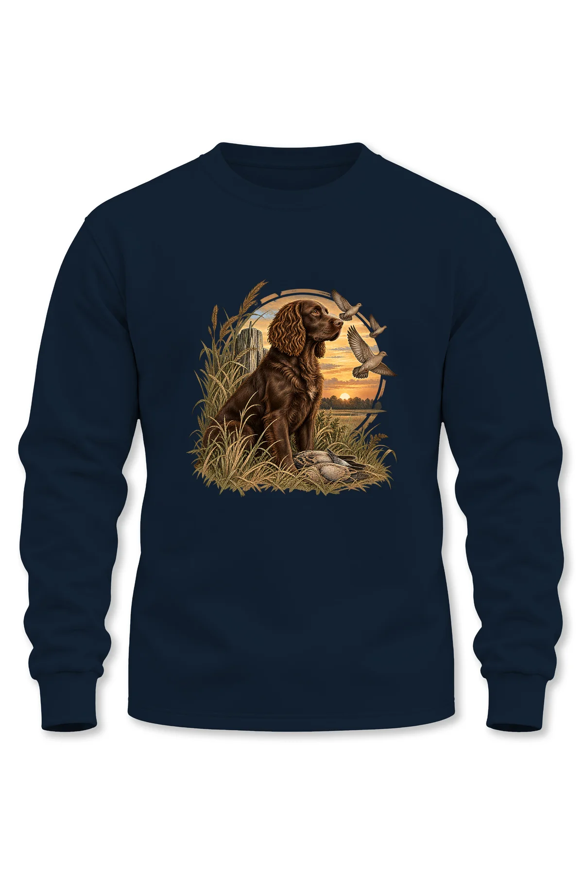 Doğa Ve Yaban Hayatı Baskılı Uzun Kollu 3 İplik Şardonlu Avcı Sweatshirt Doğa Ve Yaban Hayatı Baskılı Uzun Kollu 3 İplik Şardonlu Avcı Sweatshirt