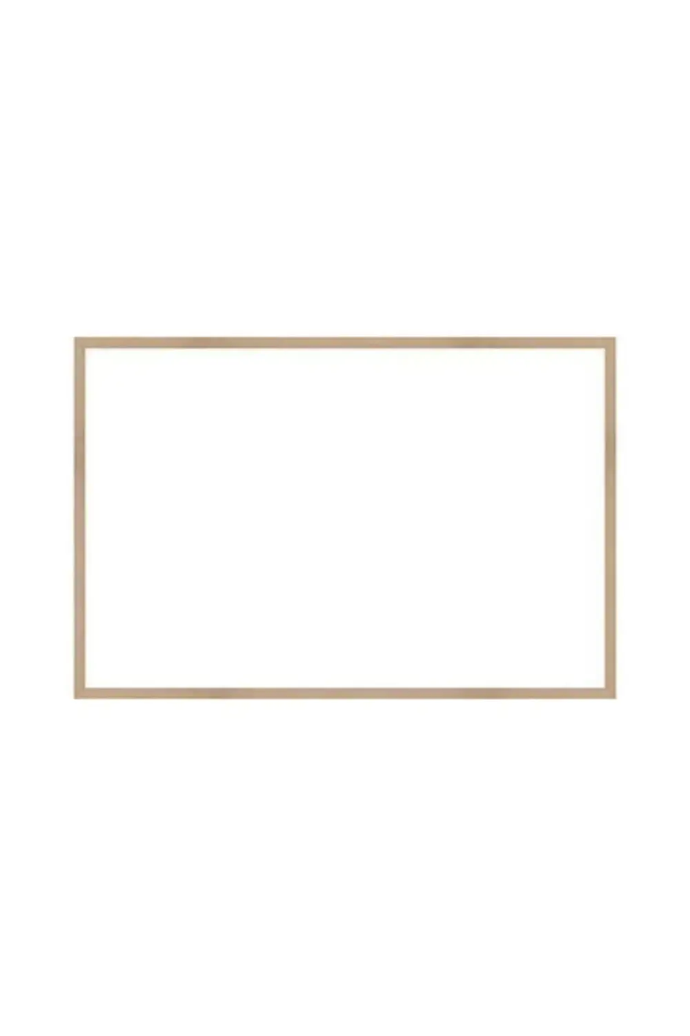 Doğal Ahşap Çerçeve Beyaz Tahtası 45x60 Cm