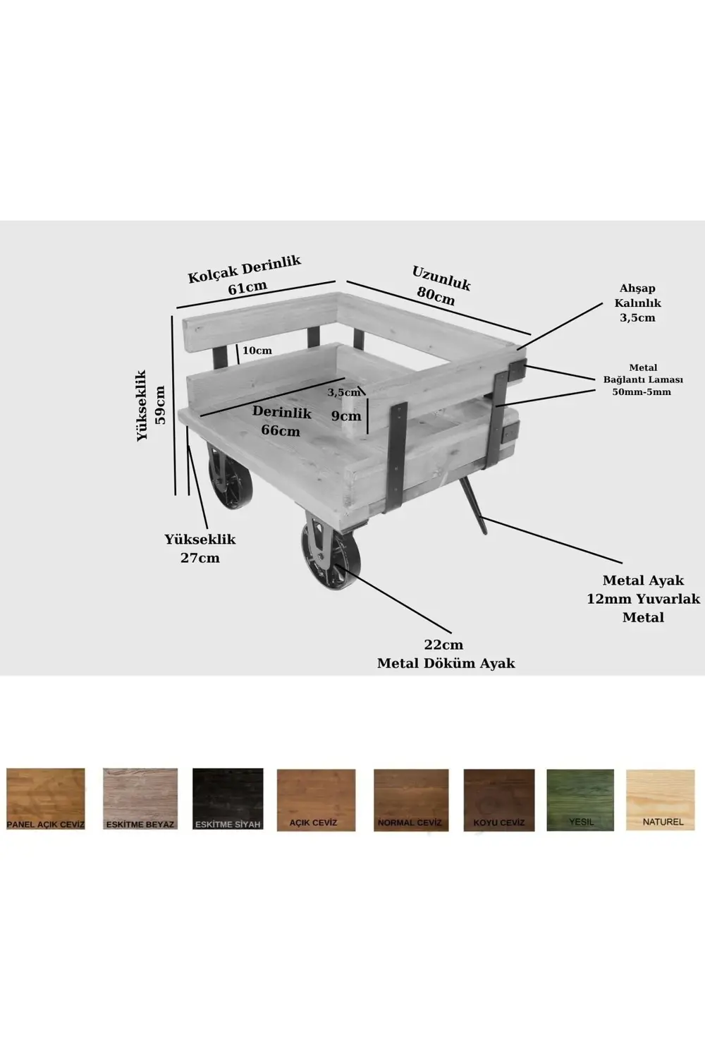 Nt Concept Doğal Ahşap Koltuk Takımı(3-2-1-1)