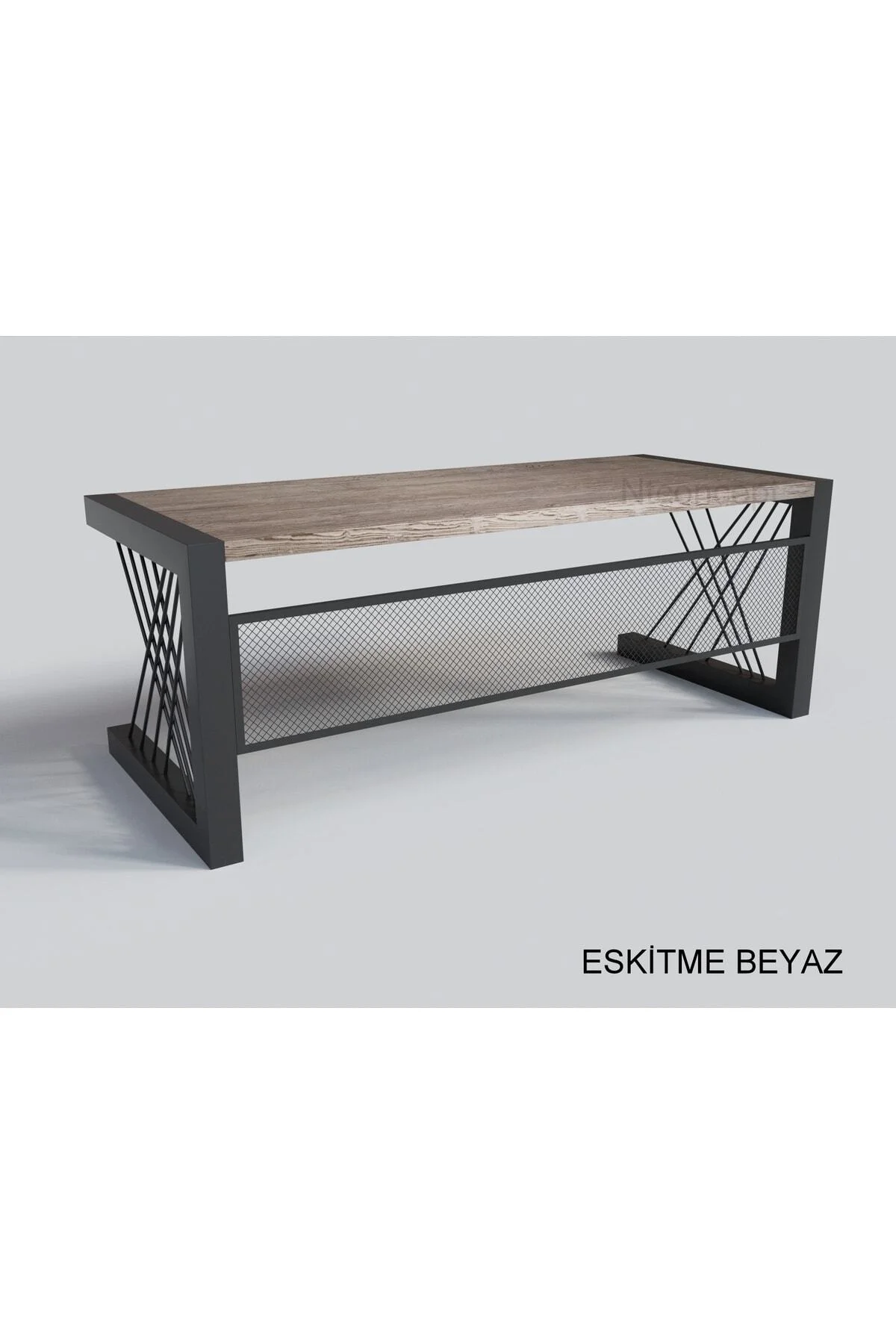 Doğal Ahşap Ofis ve Çalışma Masası-85cm-180cm