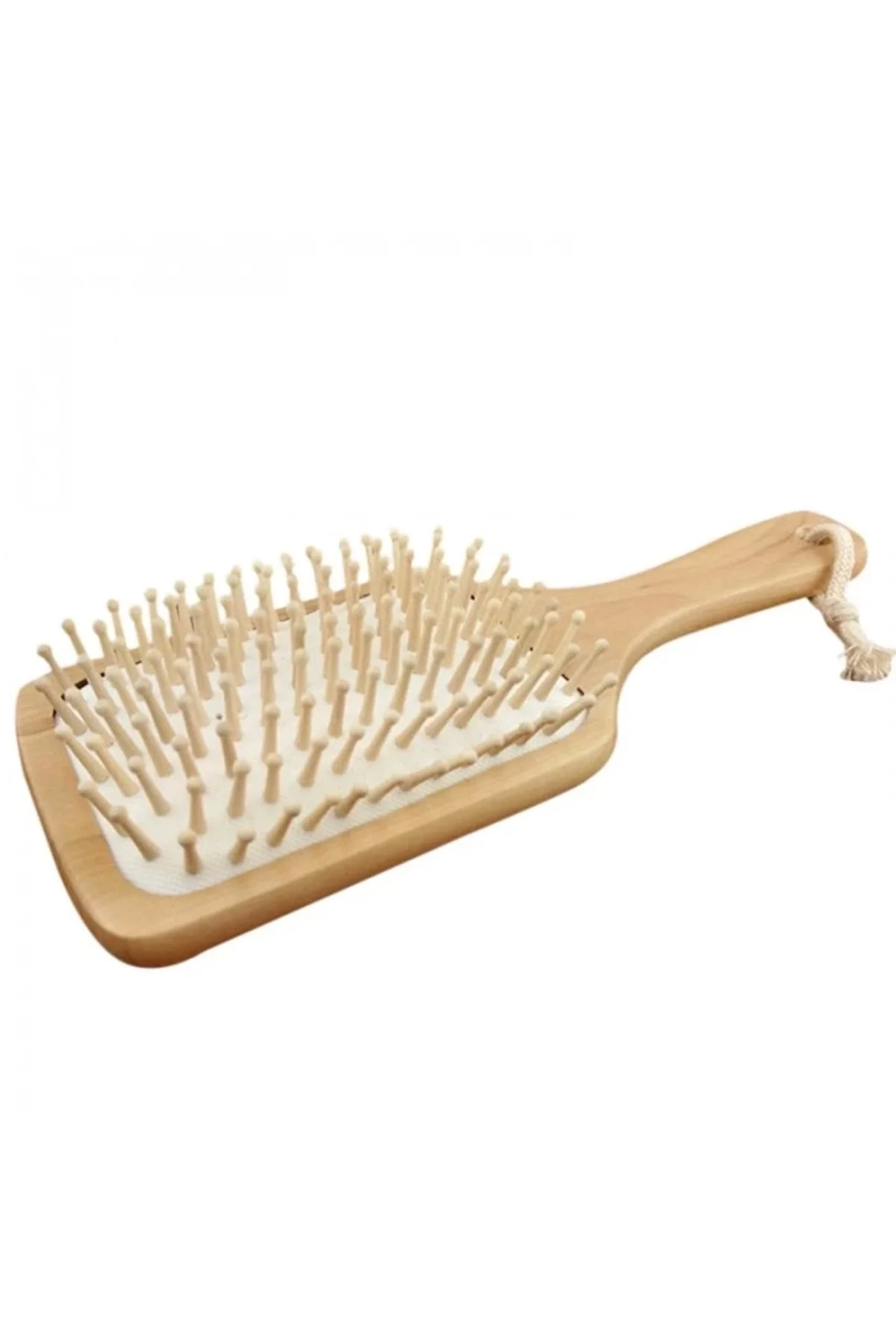 Doğal Ahşap Saç Fırçası Bambu