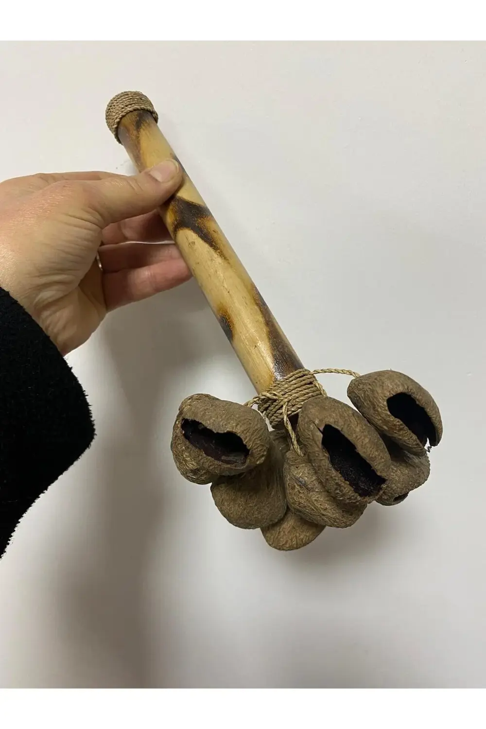 Doğal Ahşap Sarkaçlı Marakas