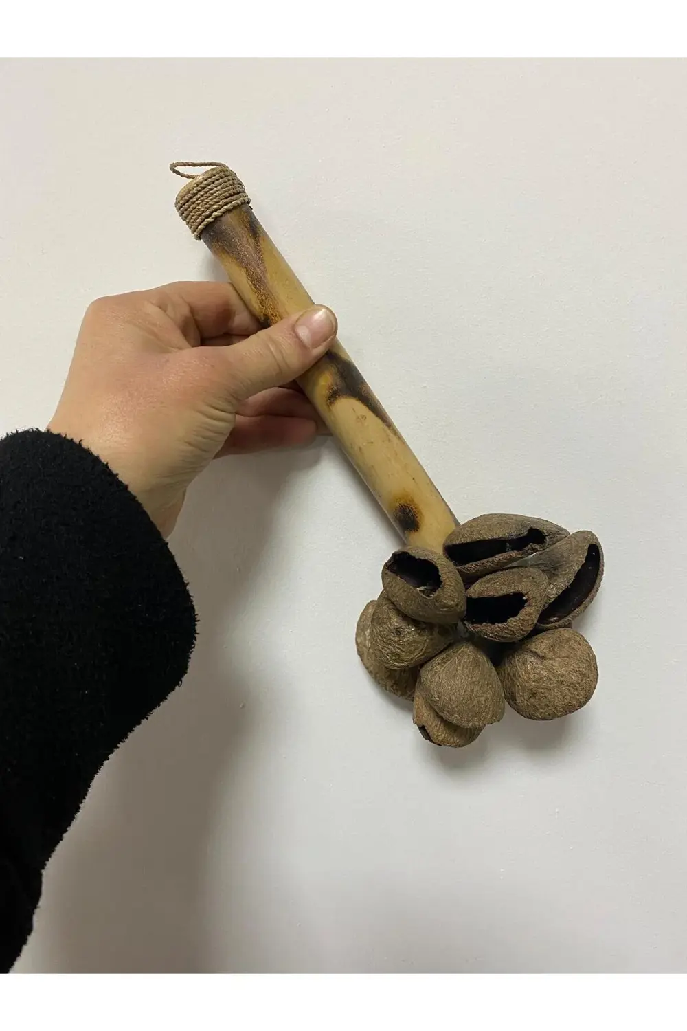 Doğal Ahşap Sarkaçlı Marakas