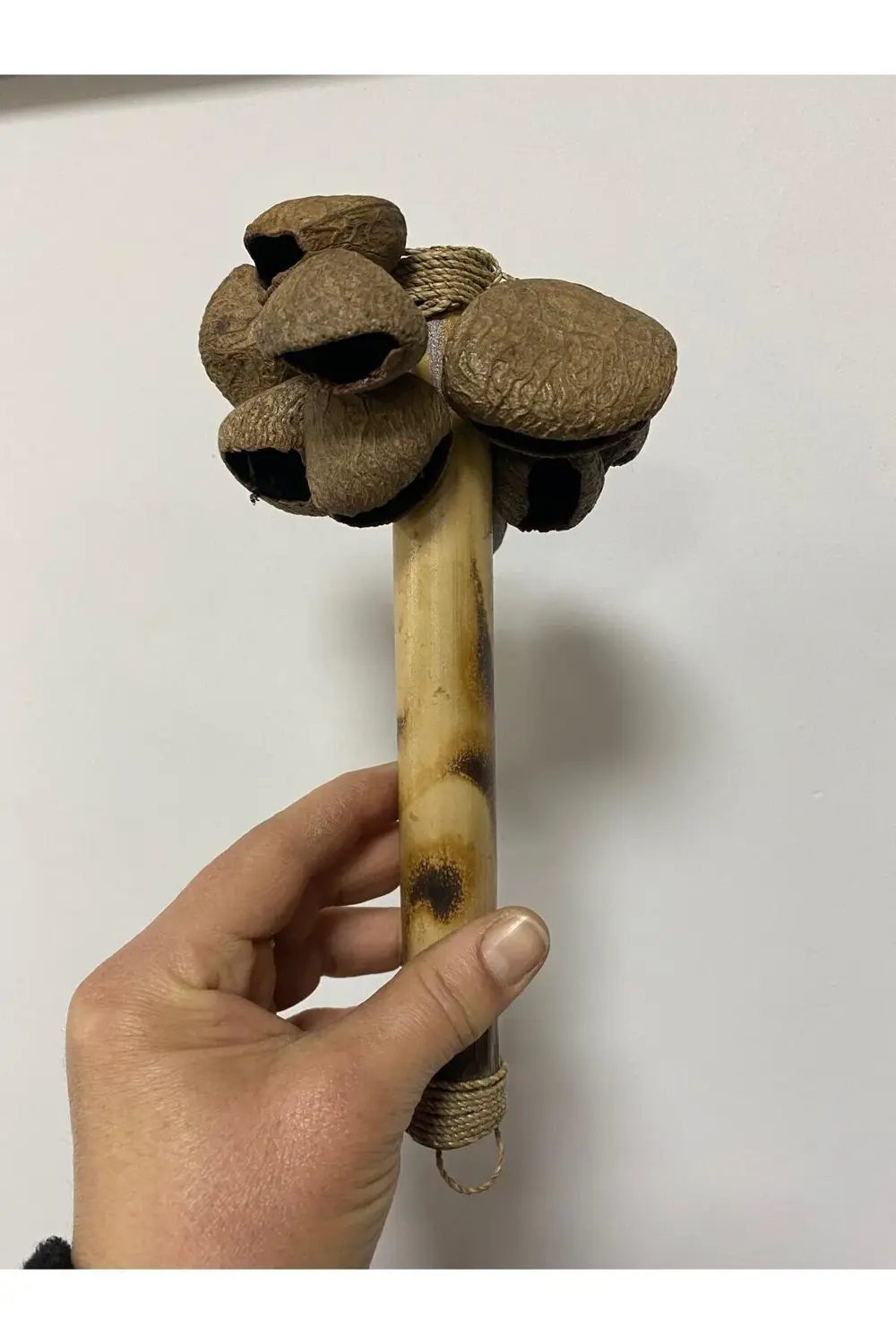 Doğal Ahşap Sarkaçlı Marakas