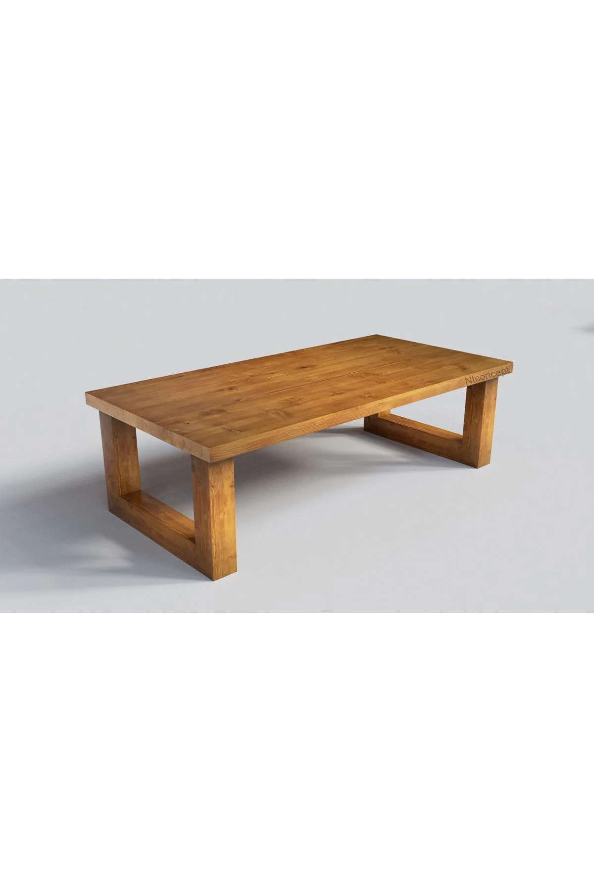 Doğal Ahşap Sehpa 75 cm 200 cm