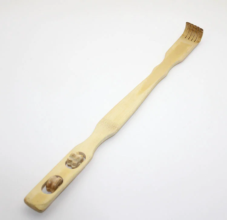 Doğal Ahşap Sırt Kaşıma Aparatı