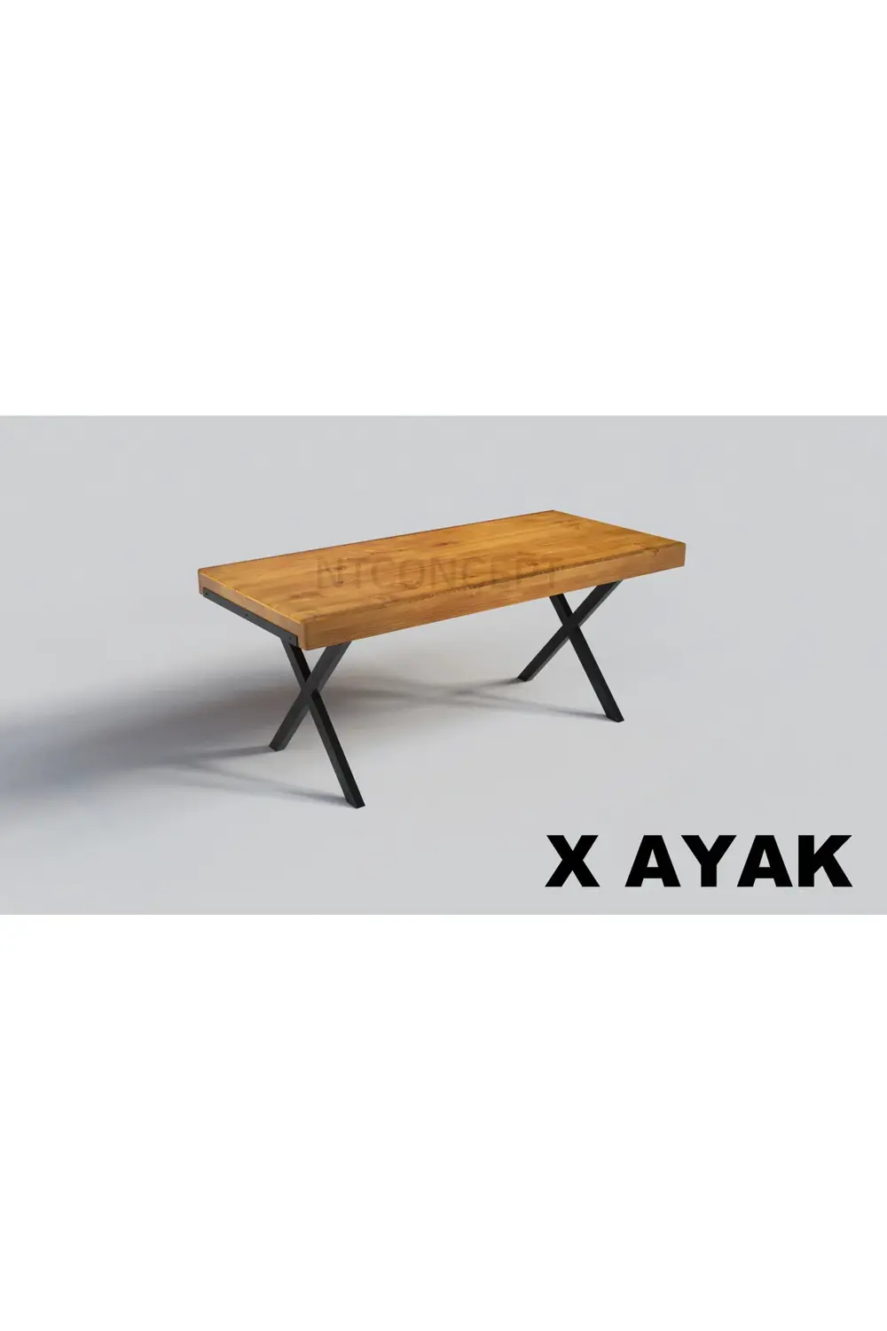 Nt Concept Doğal Ahşap Yemek Masası(85Cm-160Cm)